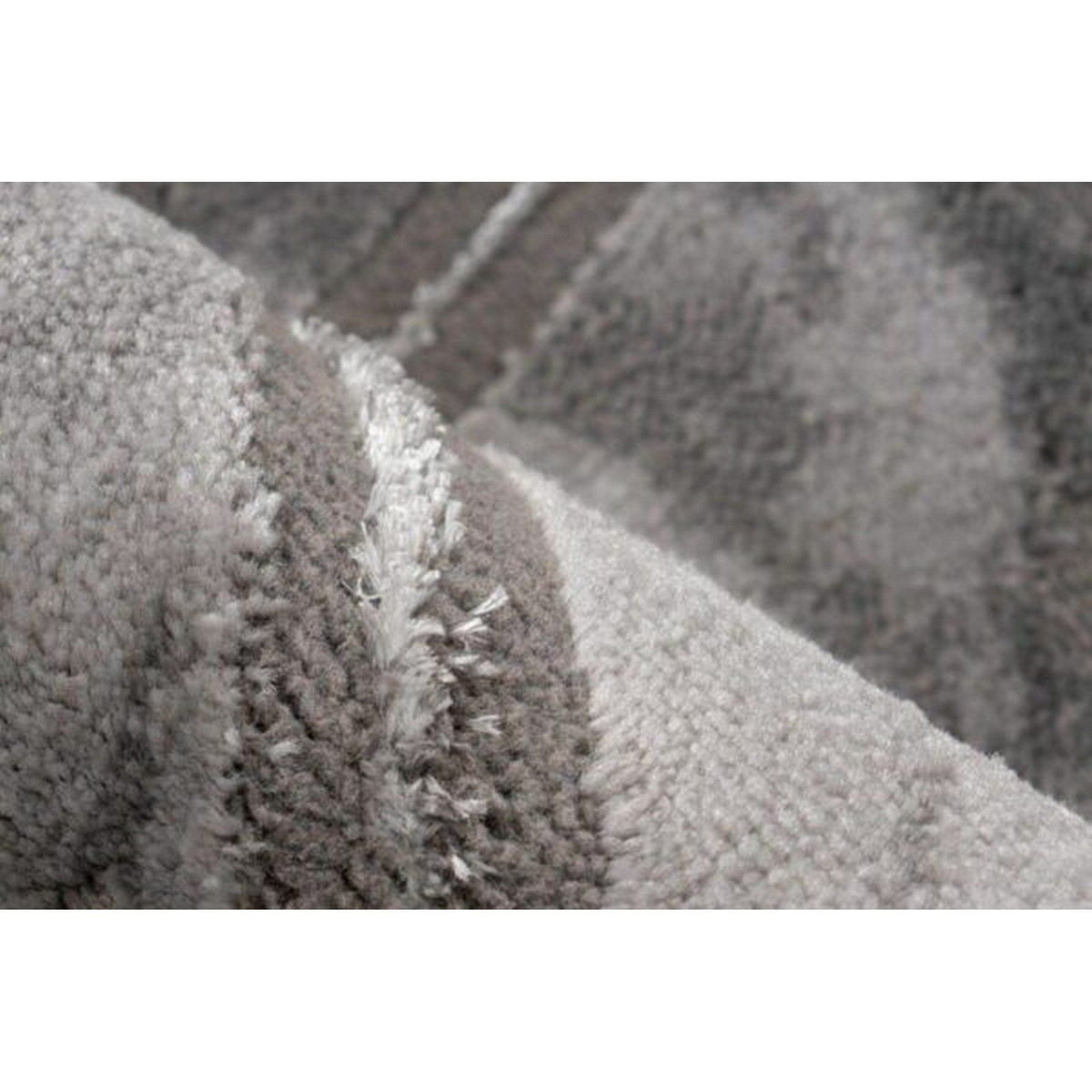 Covor MARMARIS 402, 80x150 cm, forma dreptunghiulara, polipropilena/poliester, gri