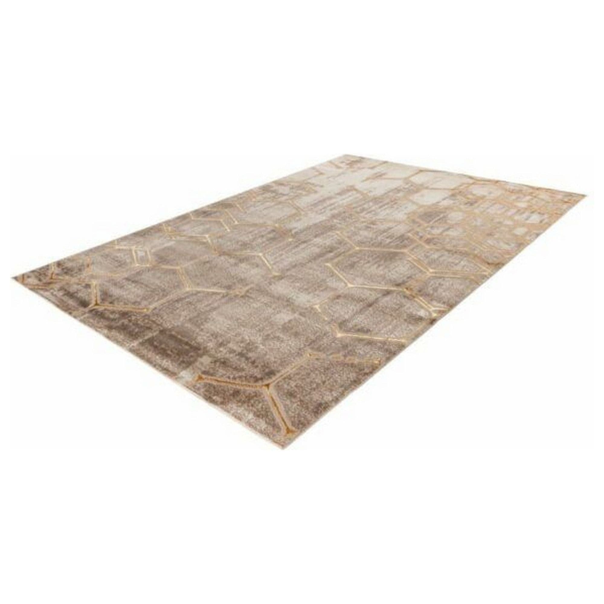 Covor MARMARIS 405, 80x150 cm, forma dreptunghiulara, polipropilena/poliester, bej