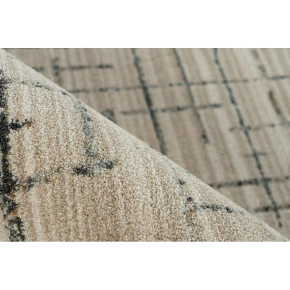Covor VOGUE 704, 80x150 cm, forma dreptunghiulara, poliester, bej