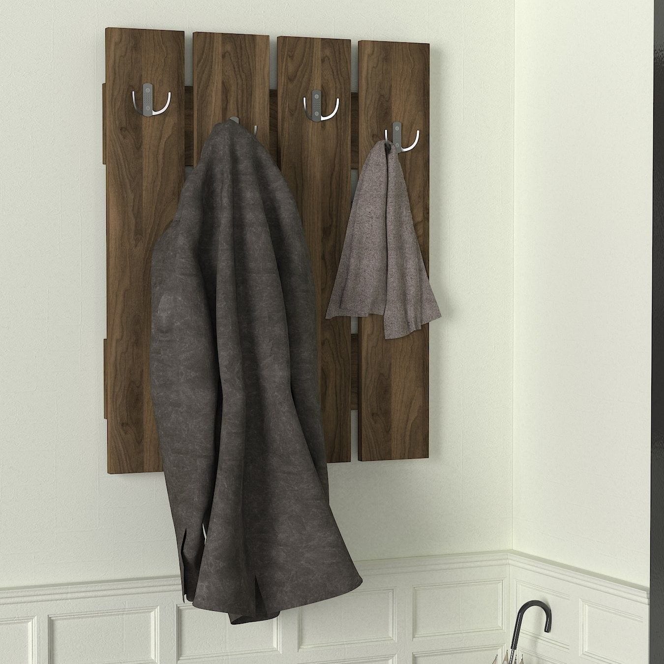 Cuier ANITA, nuc, PAL melaminat, 65x4x80 cm