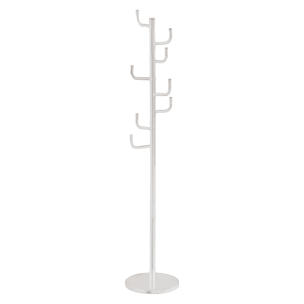 Cuier pom ELDER, alb, metal/marmura, 37x175 cm