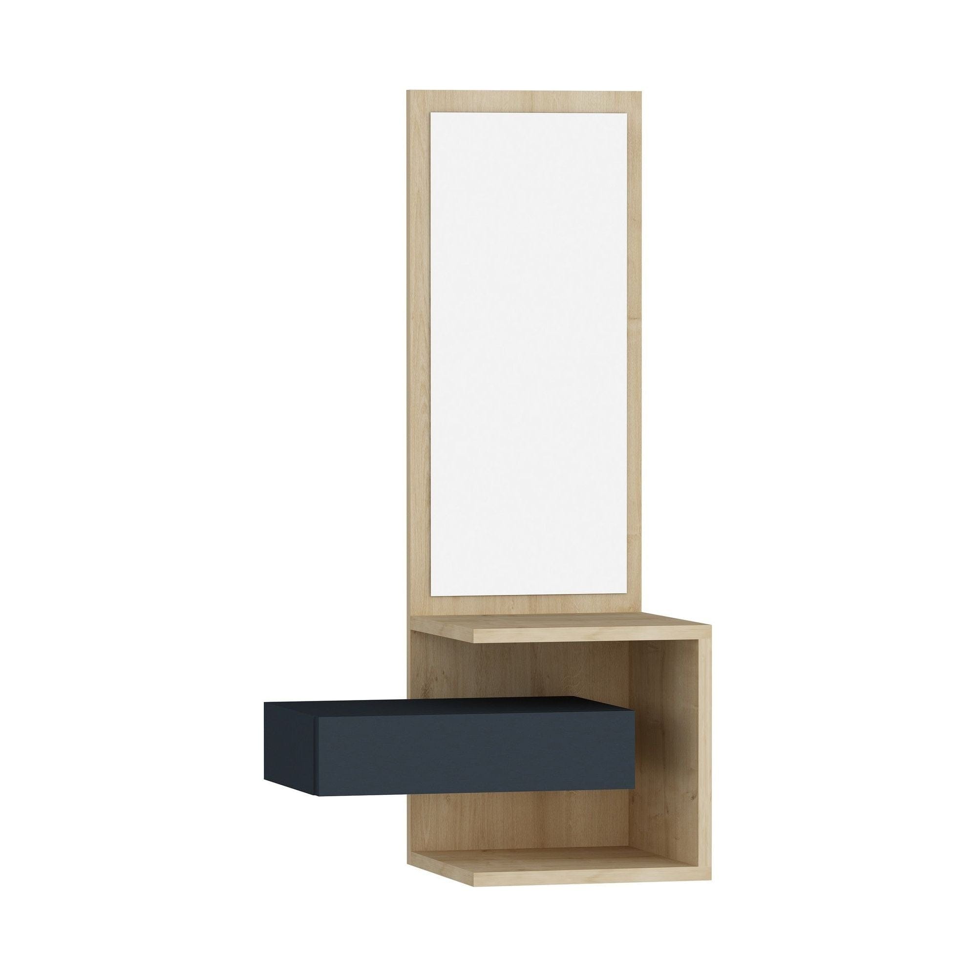 Cuier STELLA, stejar, PAL melaminat, 76x22x35 cm