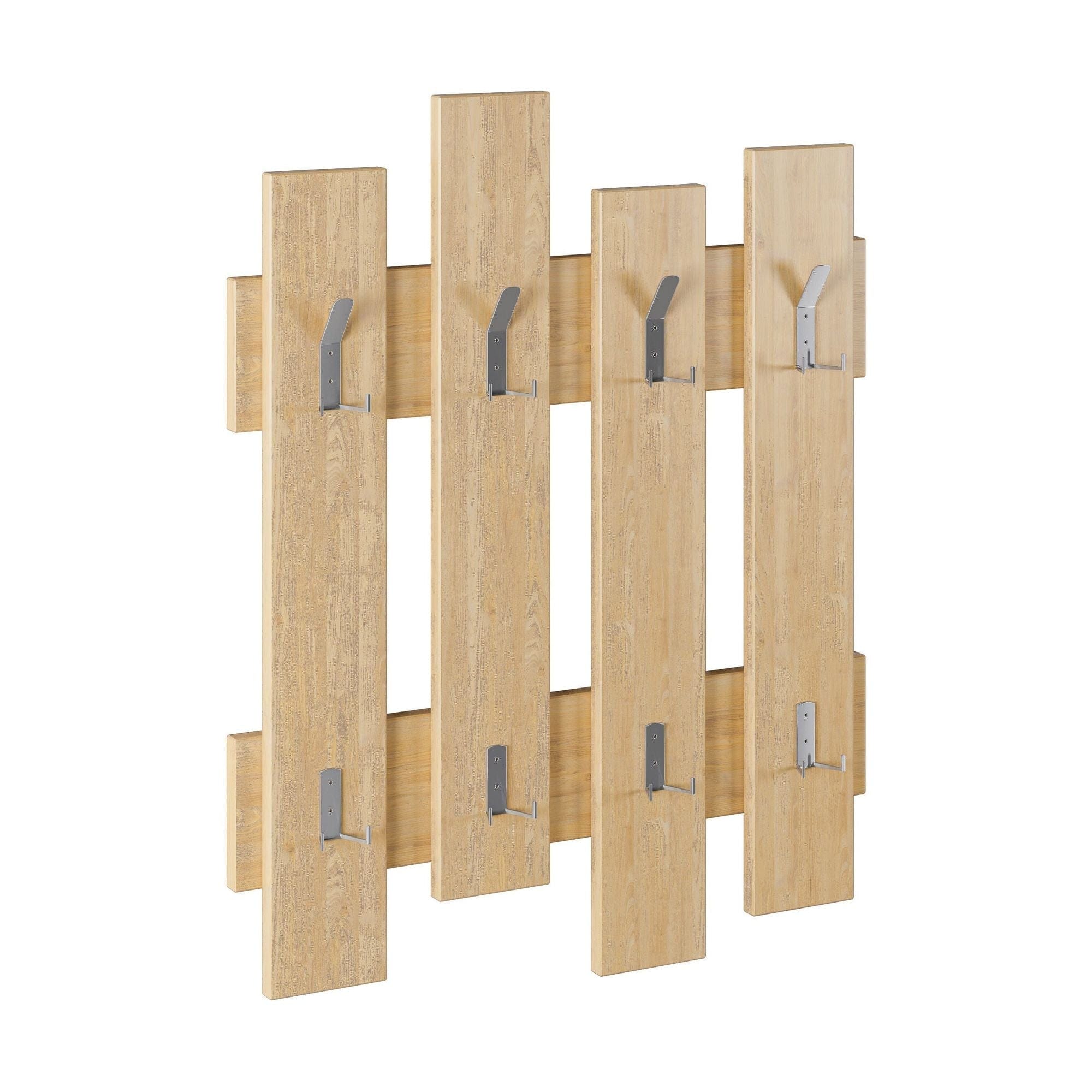 Cuier WAVE, stejar, PAL melaminat, 64x4x79 cm