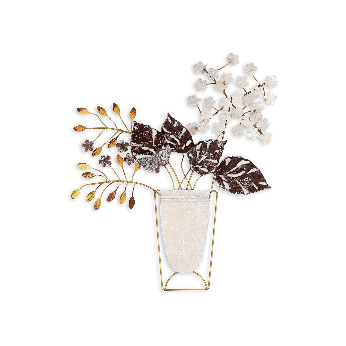 Decoratiune perete 891TNL2316, multicolor, metal, 47x55 cm