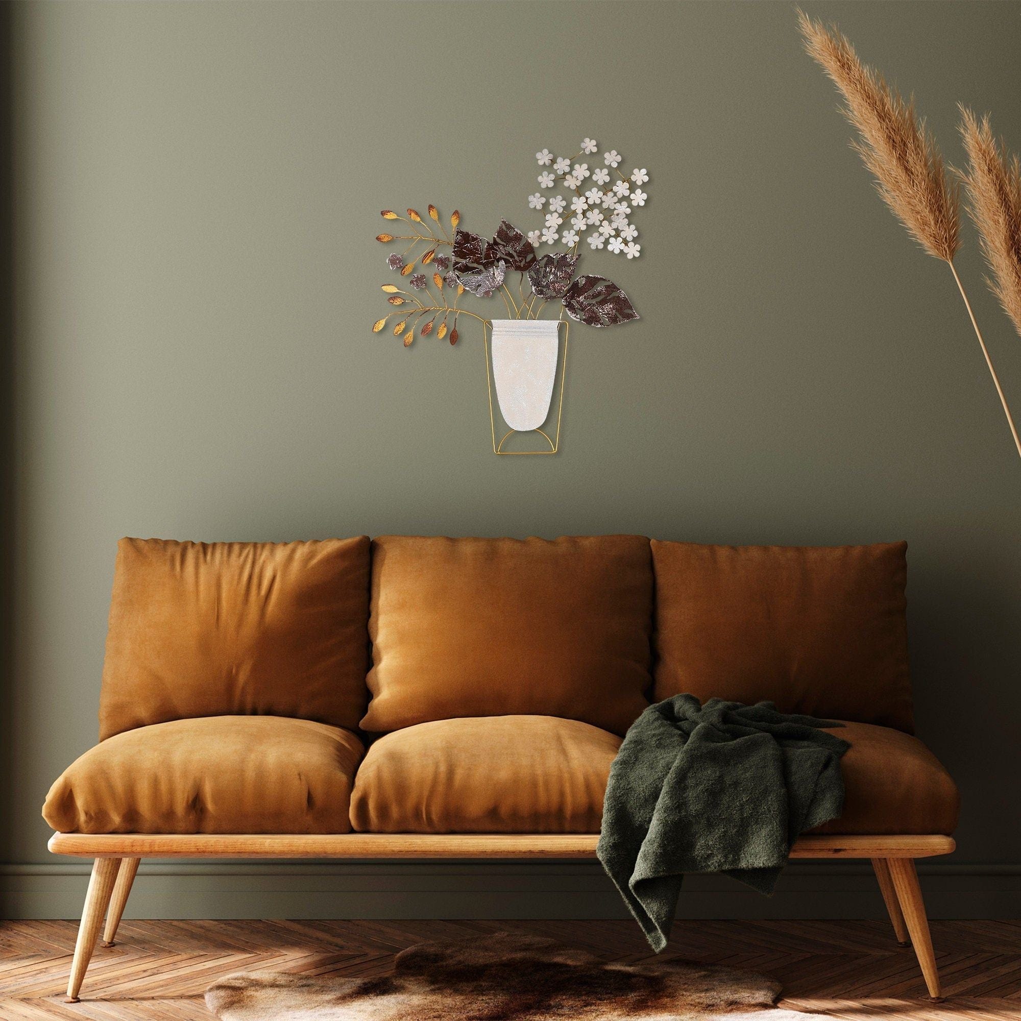 Decoratiune perete 891TNL2316, multicolor, metal, 47x55 cm