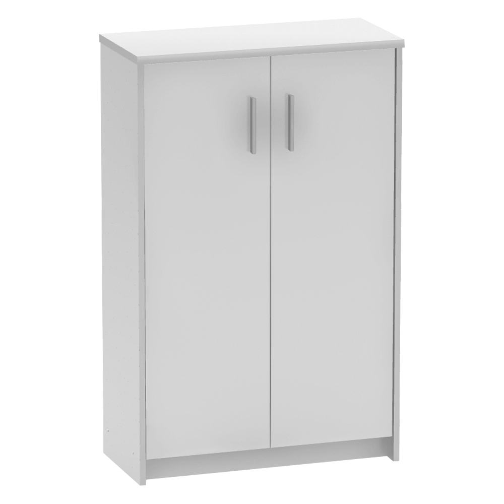 Dulap JOHAN 2 NEW 13, alb, DTD laminat, cu 2 usi, 73x34x116 cm