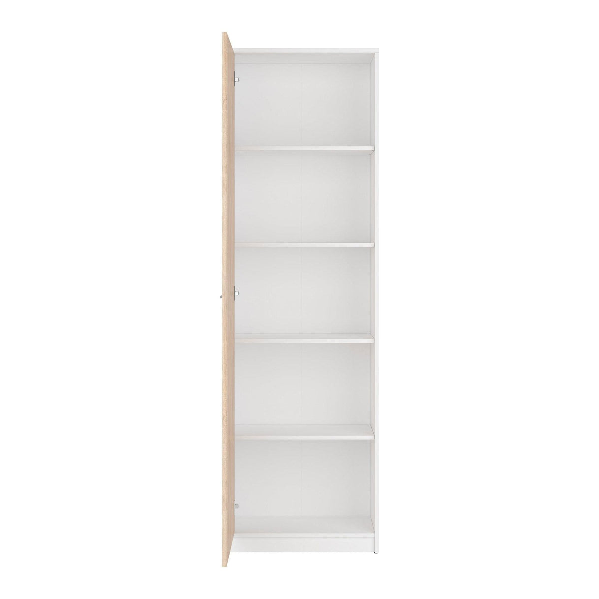 Dulap NEPO PLUS, stejar sonoma/alb, PAL, cu o usa, 60x34x197 cm