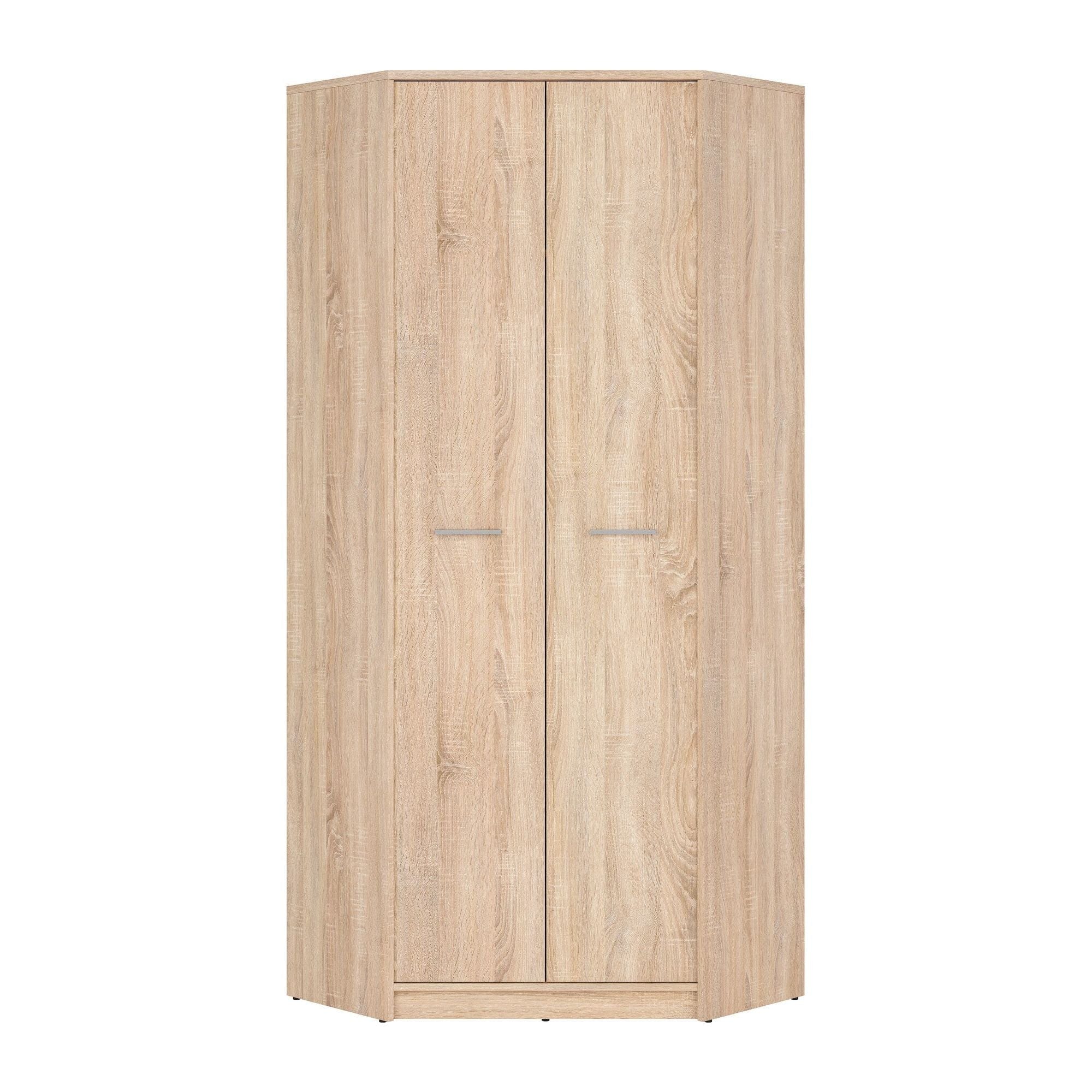 Dulap NEPO PLUS, stejar sonoma, PAL, cu 2 usi, 80x80x197 cm