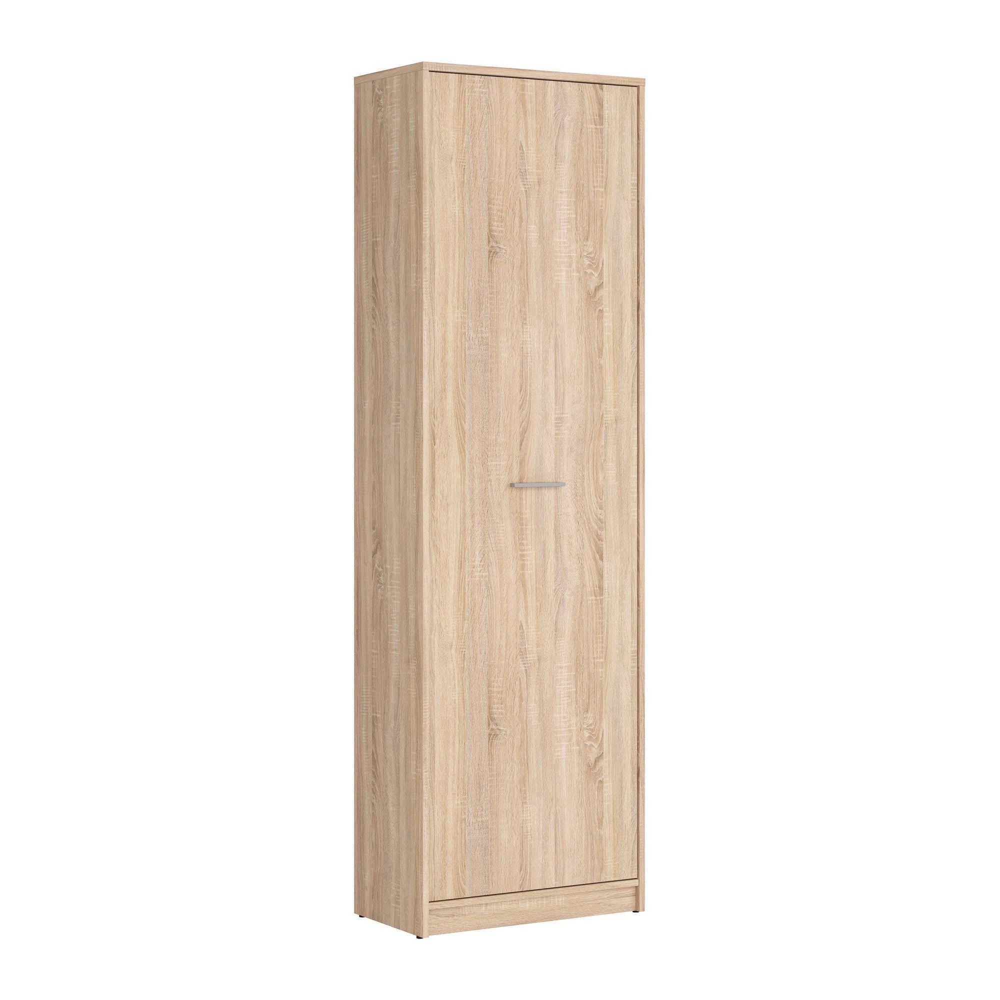 Dulap NEPO PLUS, stejar sonoma, PAL, cu o usa, 60x34x197 cm