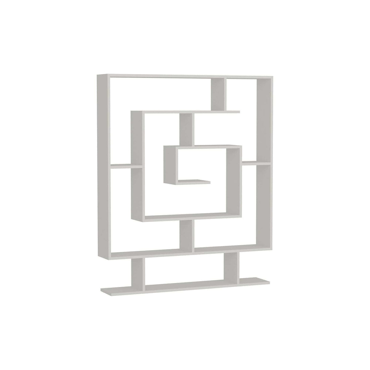 Etajera SARMASIK, alb, PAL melaminat, 125x22x150 cm