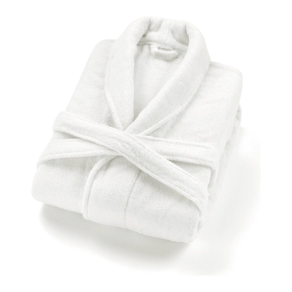 Halat baie VALENCIA, alb, bumbac, marime L