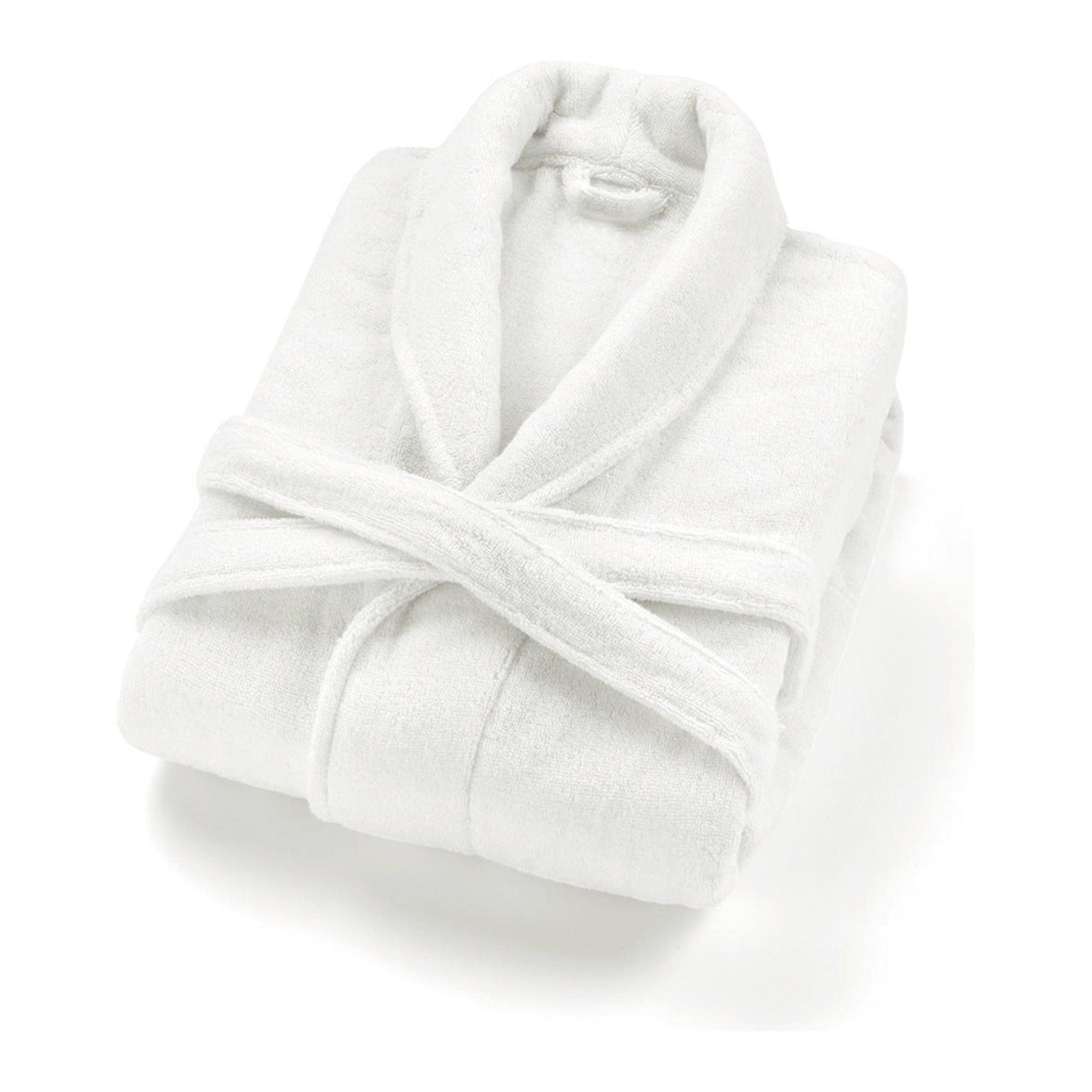 Halat baie VALENCIA, alb, bumbac, marime L