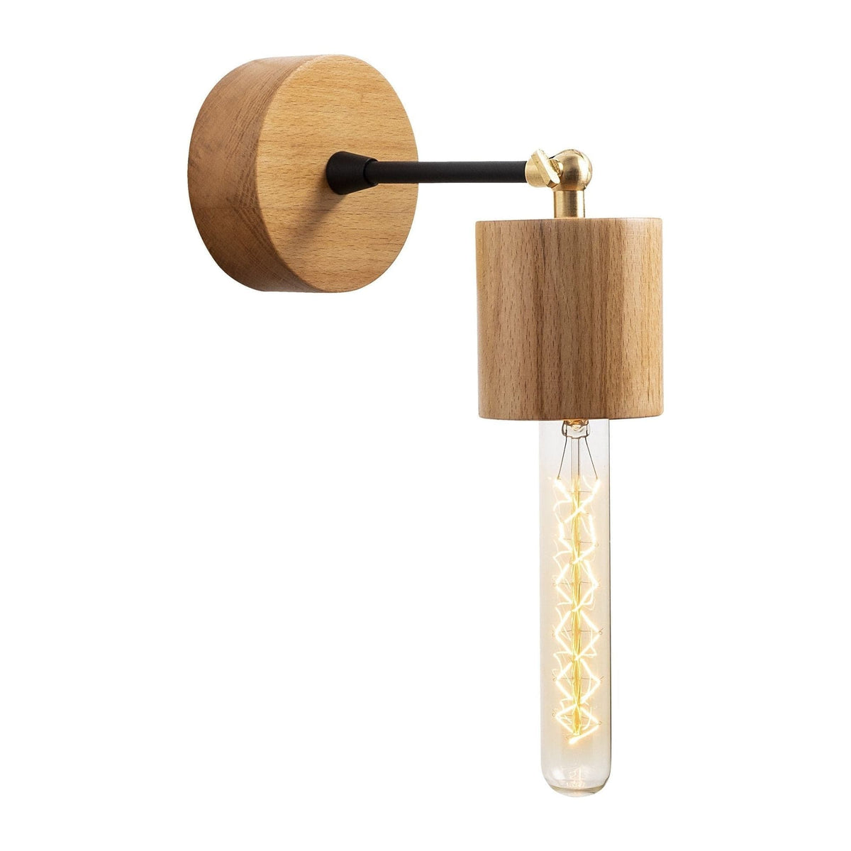 Lampa perete XANTHOS N-865, stejar, lemn, 10x16 cm