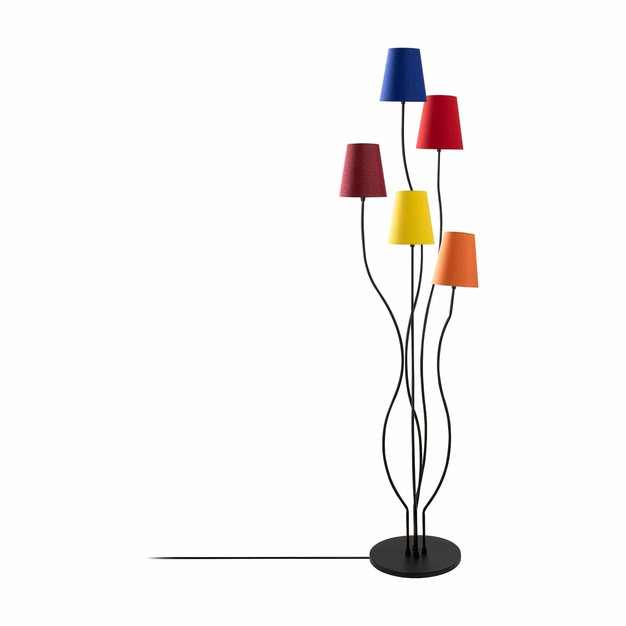 Lampadar BONIBON-13232, multicolor, metal/material textil, 14x160 cm