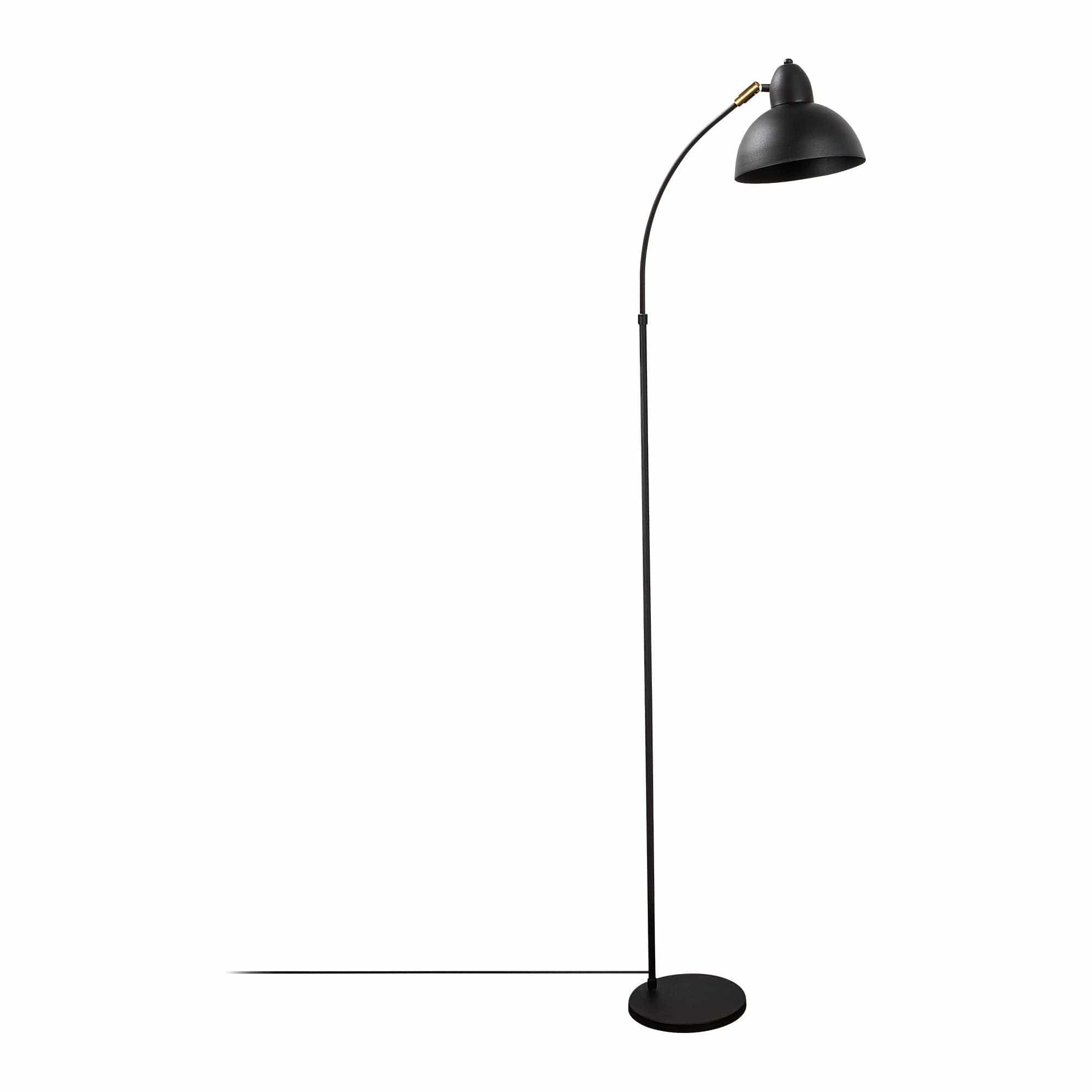 Lampadar VARZAN 10855, negru, metal, 21x162 cm