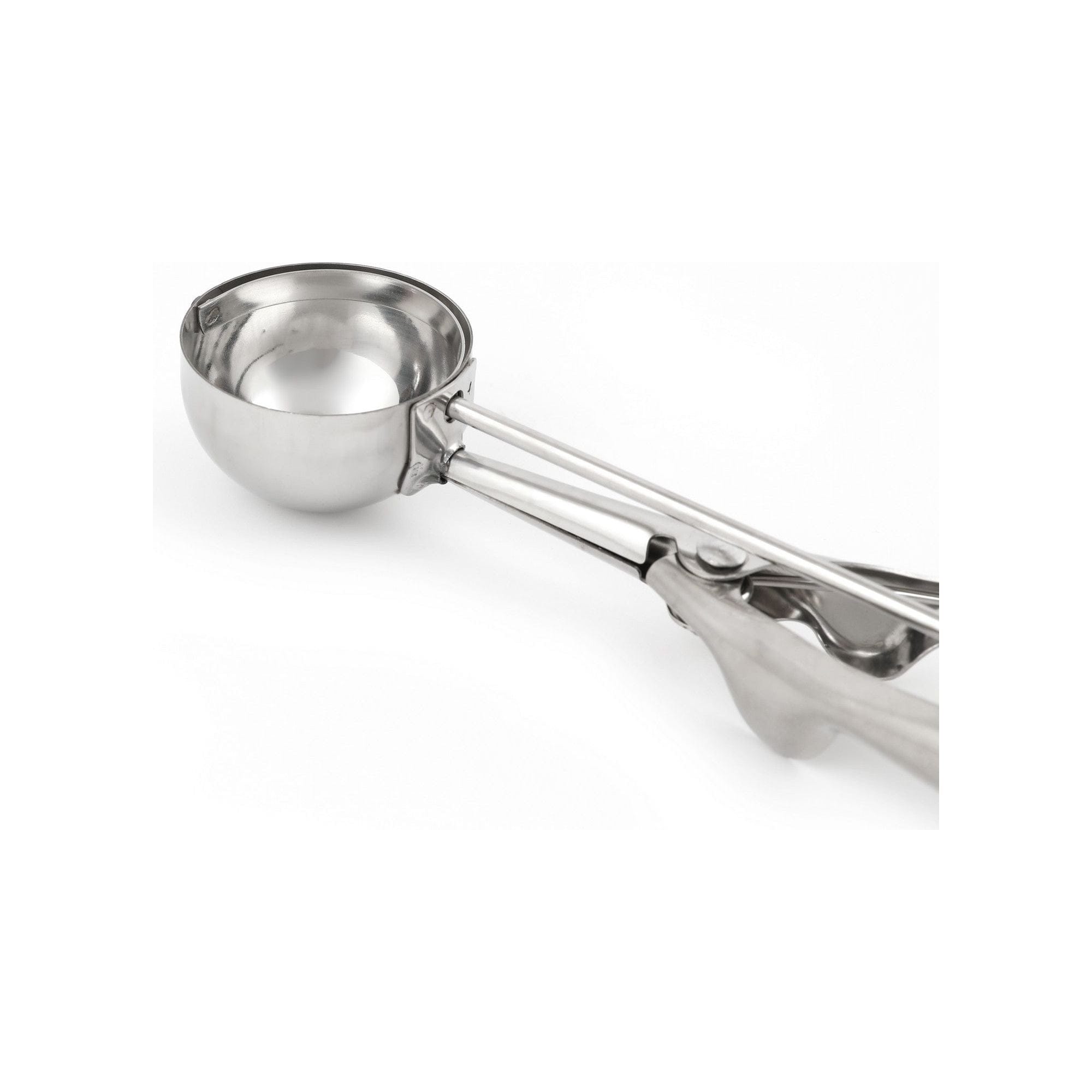 Lingura pentru inghetata C-ZZ-16027, crom, metal, 6x22 cm