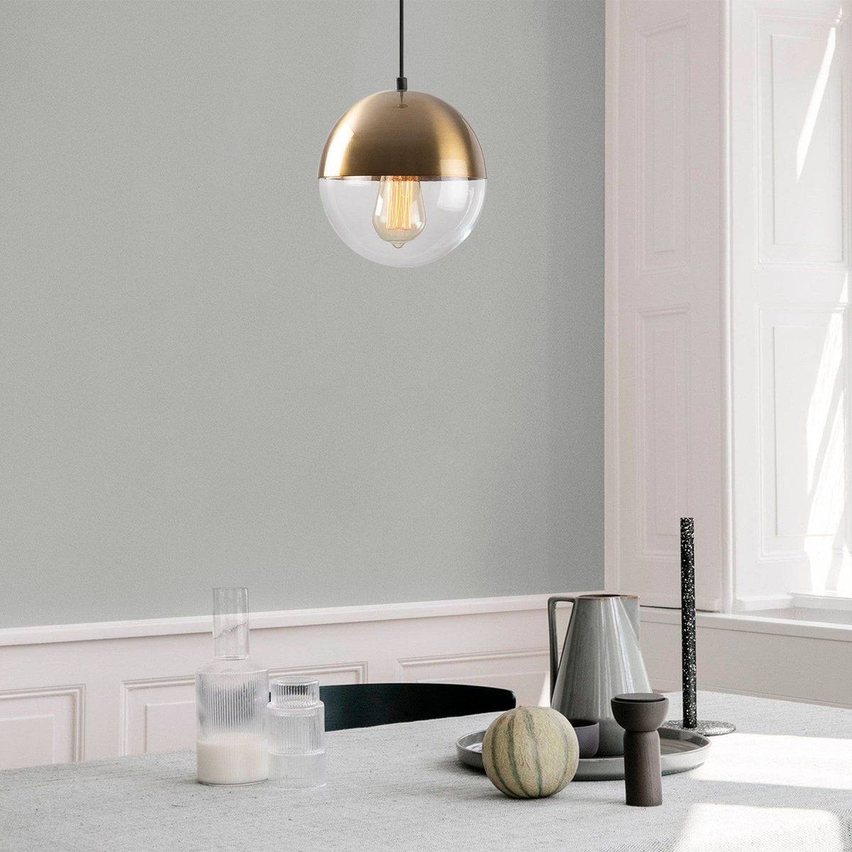 Lustra BASTOS 2105, metal/sticla, 20x21-117 cm