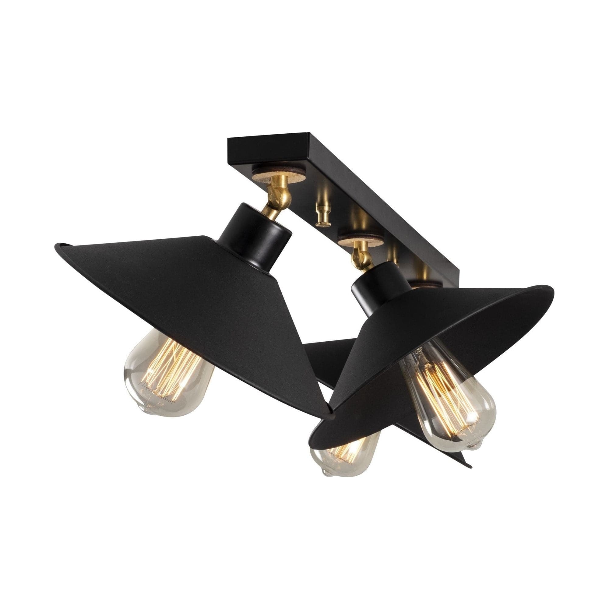 Lustra BERCESTE N 660, negru, metal, 80x24x16 cm