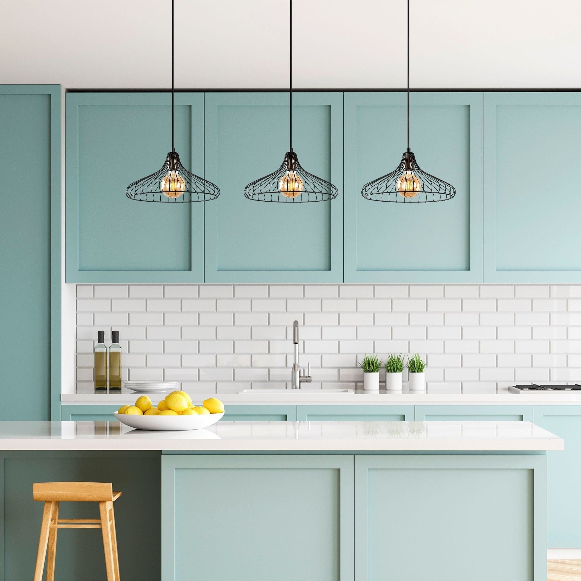 Lustra DEPAY 11260, negru, metal, 148x36x30-120 cm