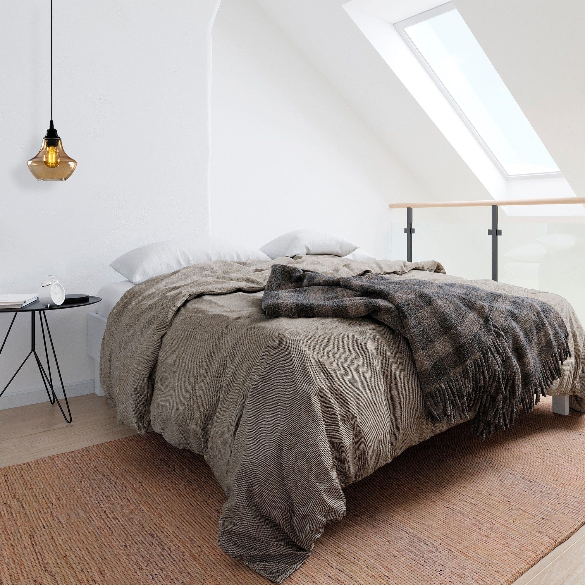 Lustra GOLD 050, negru/auriu, metal/sticla, 17x31-111 cm