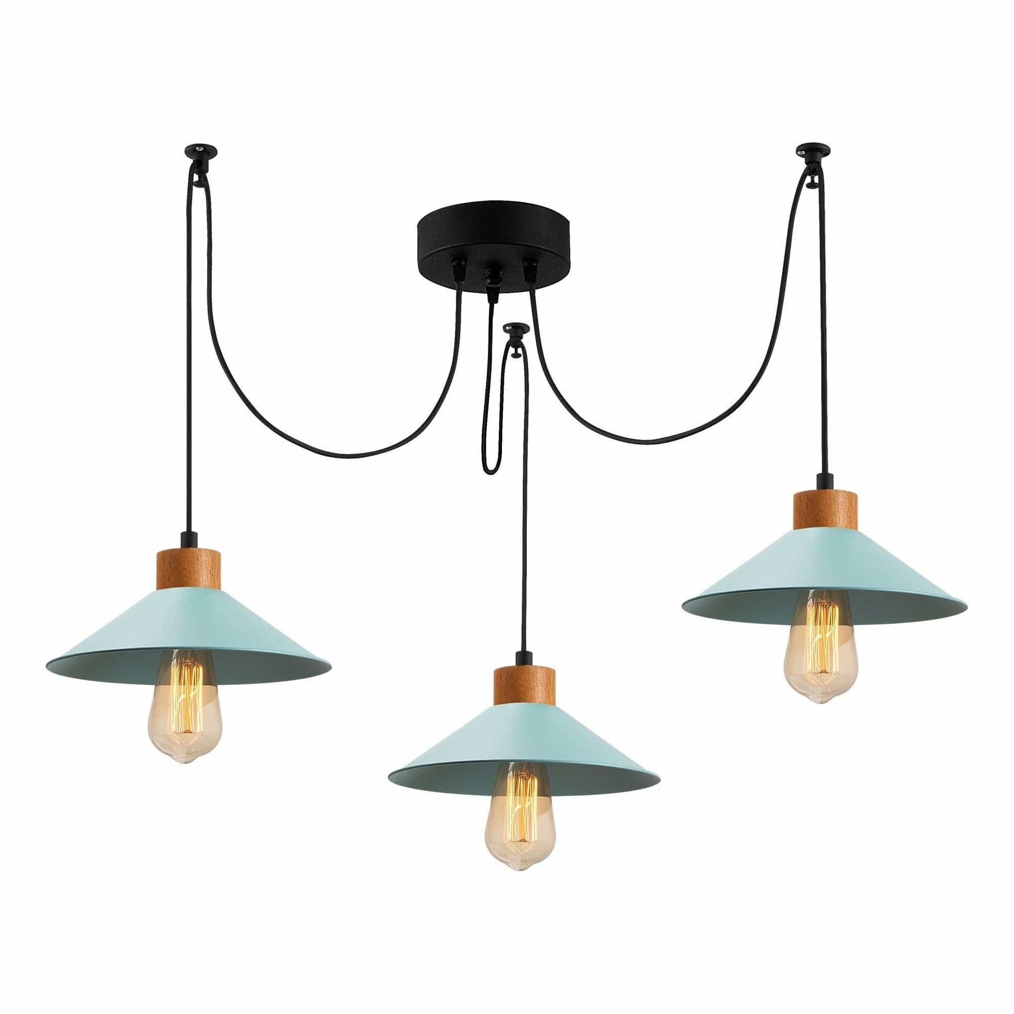 Lustra MANAVGAT N-556, albastru, metal, 114x24x100 cm