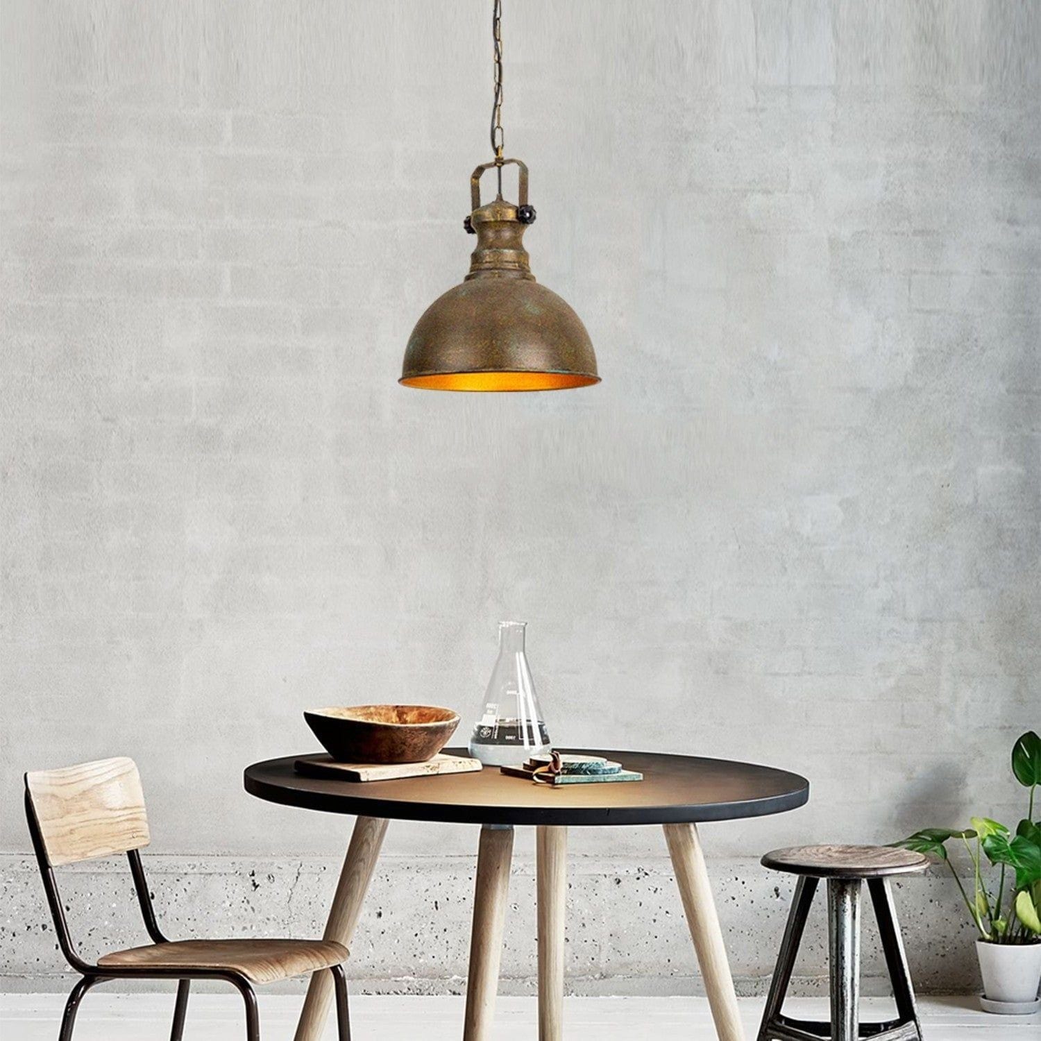 Lustra SAGLAM 3710, bronz, metal, 31x40-85 cm