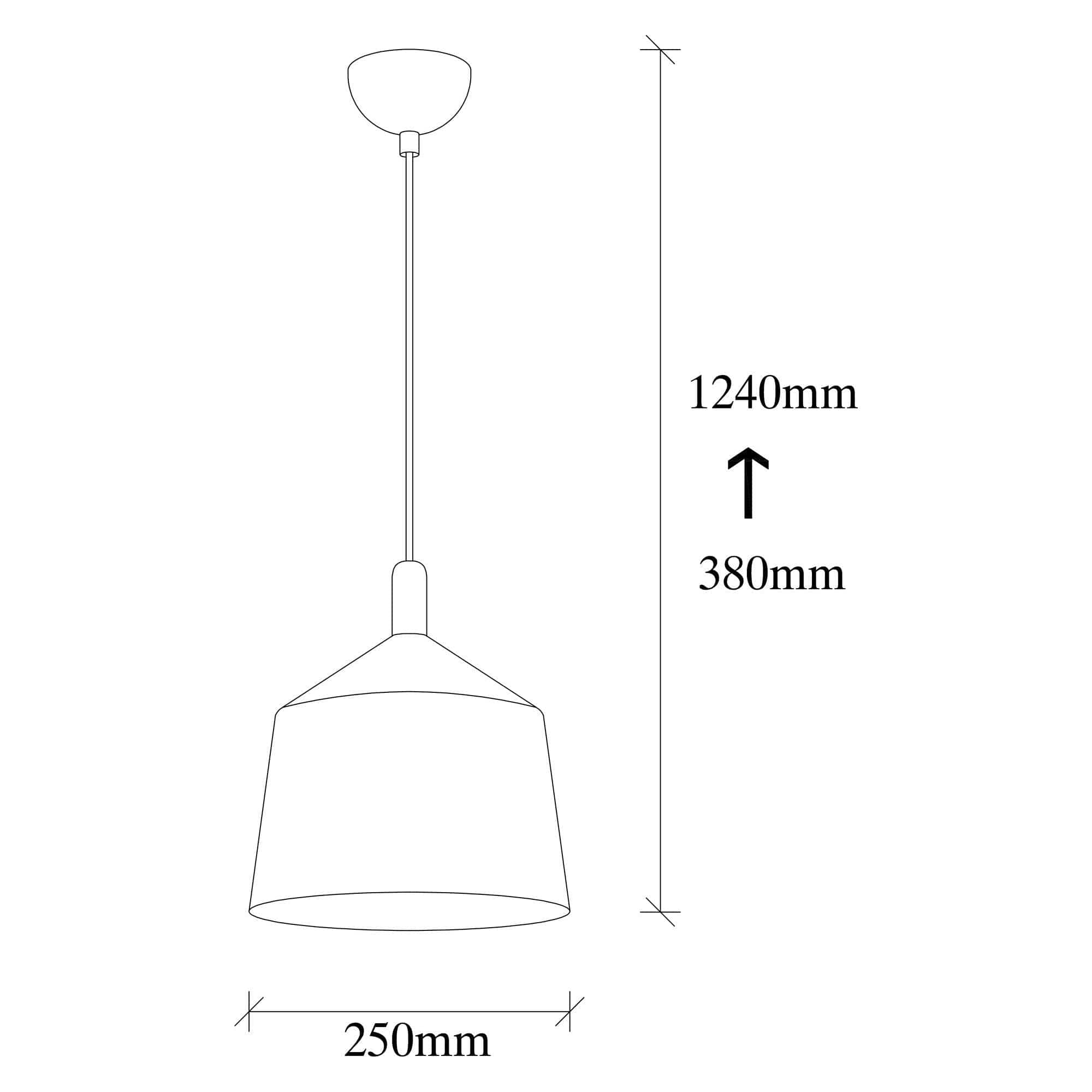 Lustra SAGLAM 3725, alb/auriu, metal, 25x38-124 cm