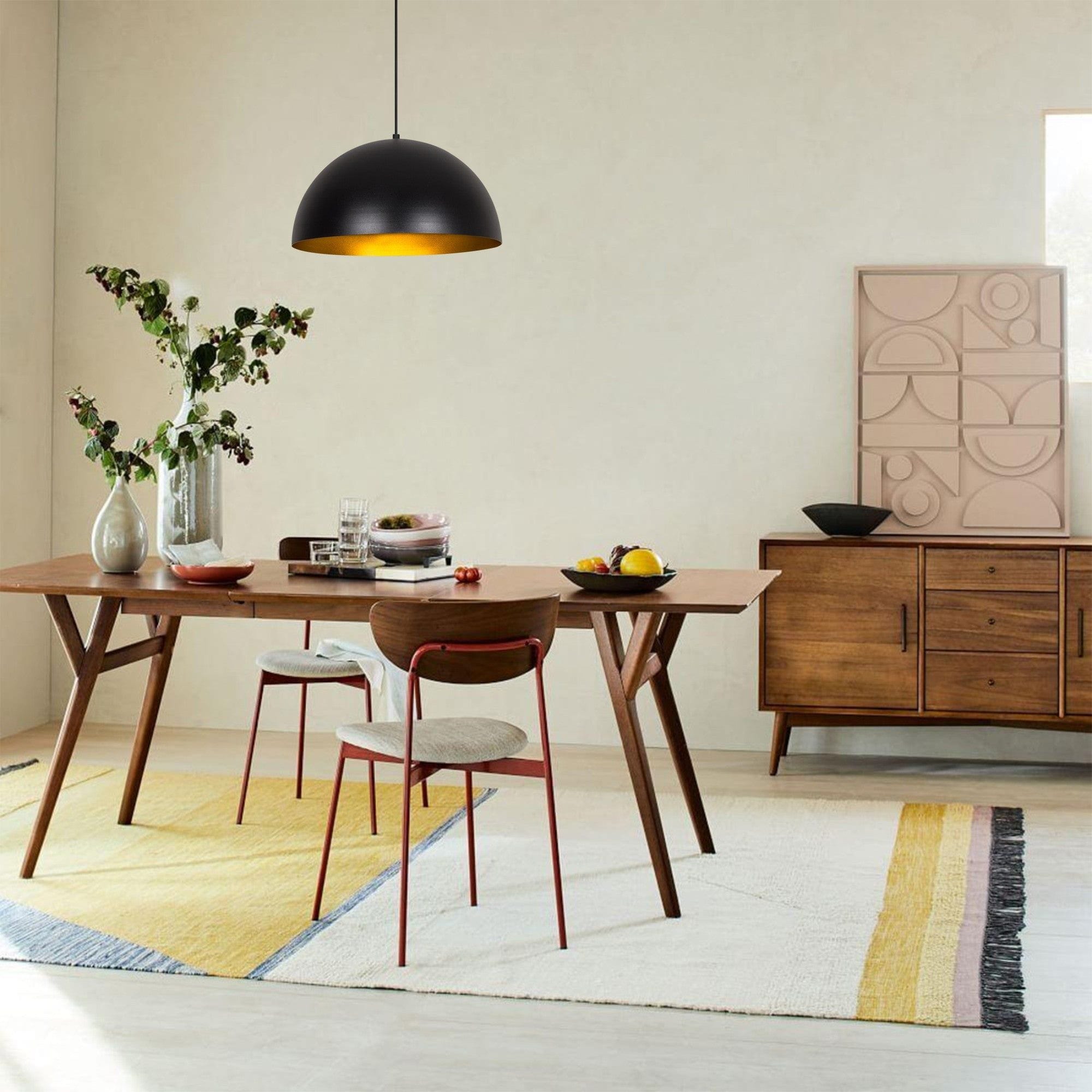 Lustra SIVANI MR - 722, negru, metal, 40x116 cm