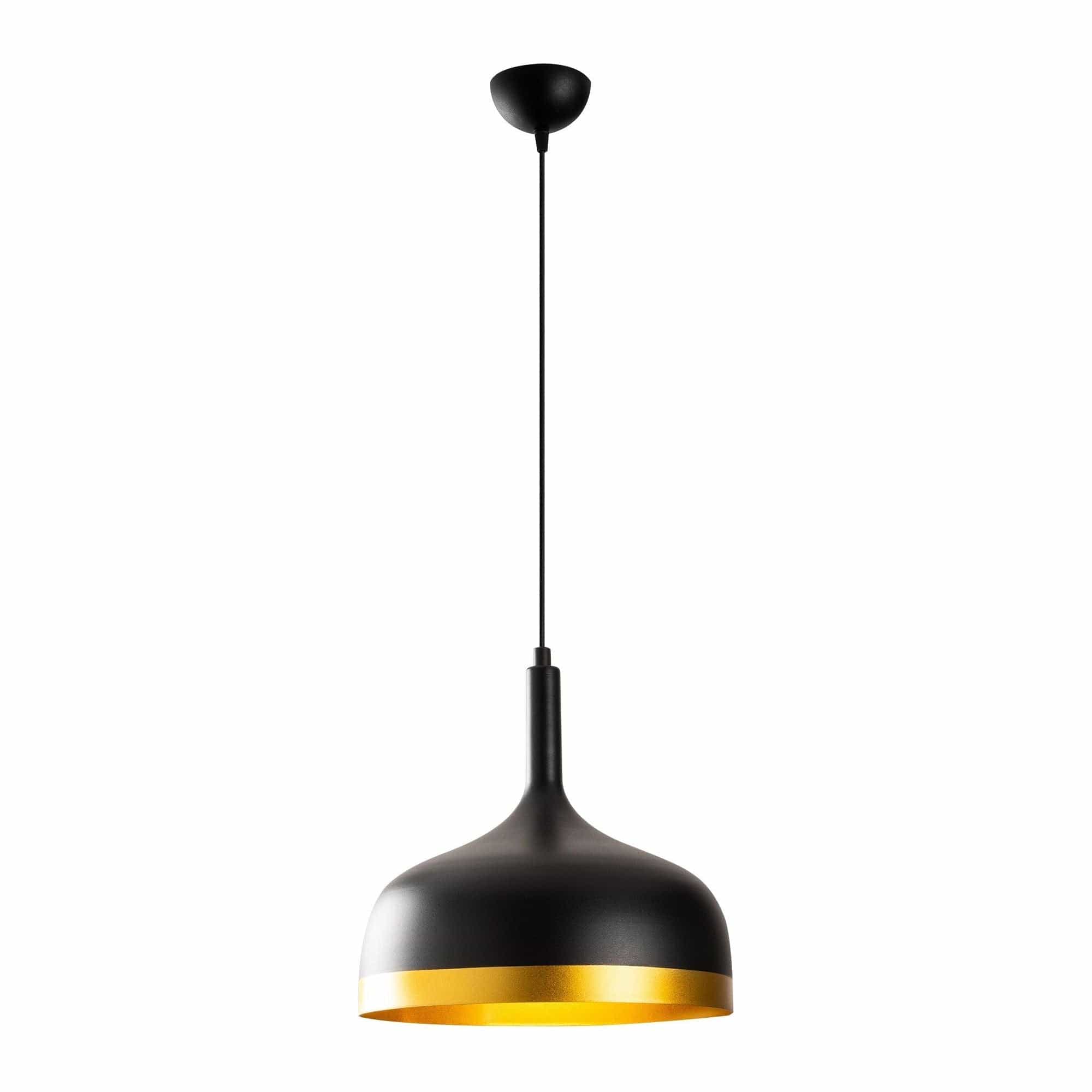 Lustra SIVANI MR-826, negru/auriu, metal, 30x40-128 cm