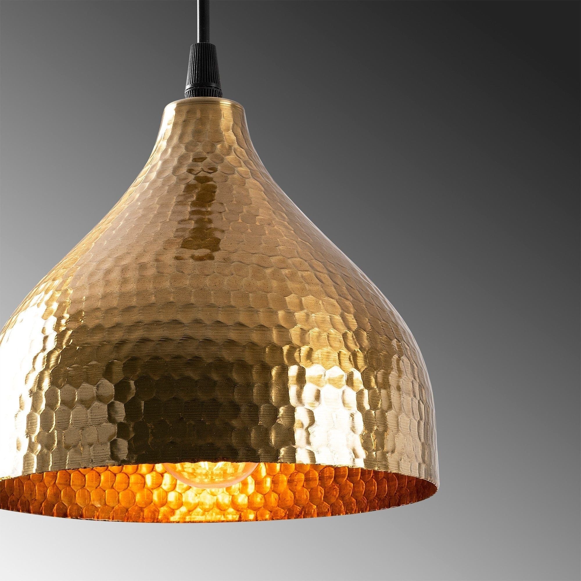 Lustra TATTOO 2394, negru, metal, 18x34-114 cm