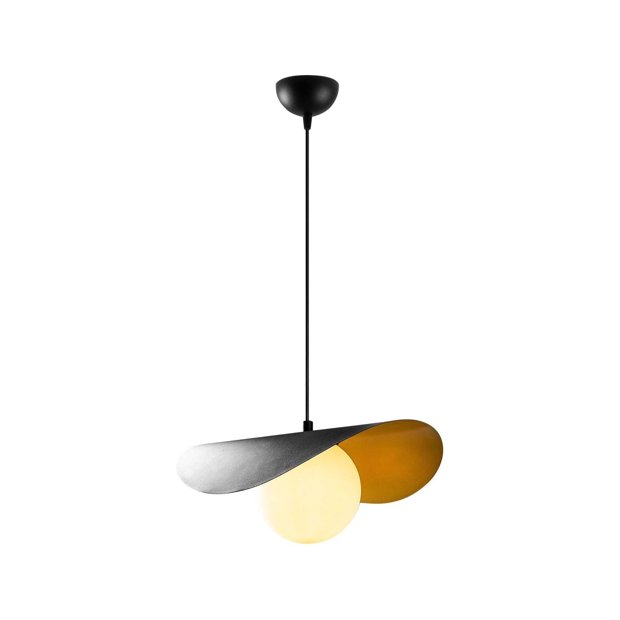 Lustra VATOZ 2866, gri, metal/sticla, 32x38x105 cm