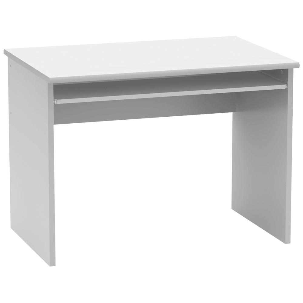 Masa birou JOHAN 2 NEW 02,alb, DTD laminat, 100x68x74 cm