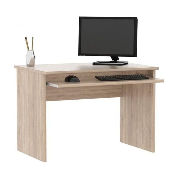 Masa birou JOHAN NEW 02, stejar sonoma, DTD laminat, 100x68x74 cm