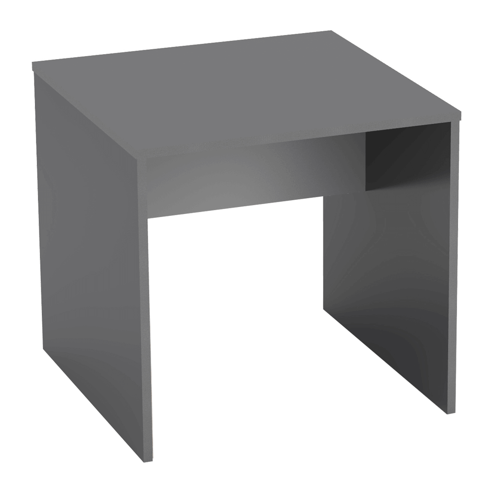 Masa birou, RIOMA NEW TYP 17, gri grafit, DTD laminat, 80x80x76 cm