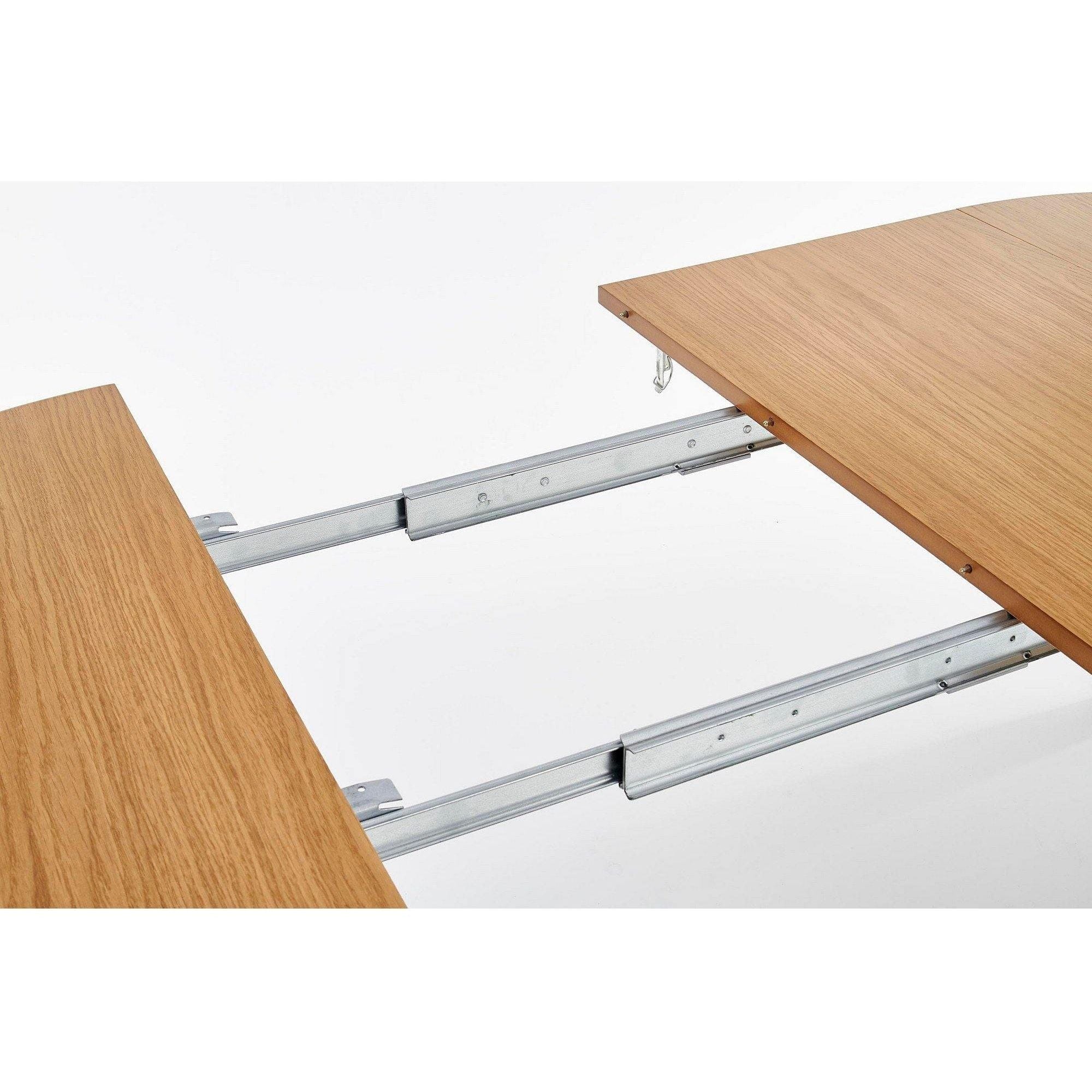 Masa extensibila SORBUS, stejar, 100/200x100x77 cm