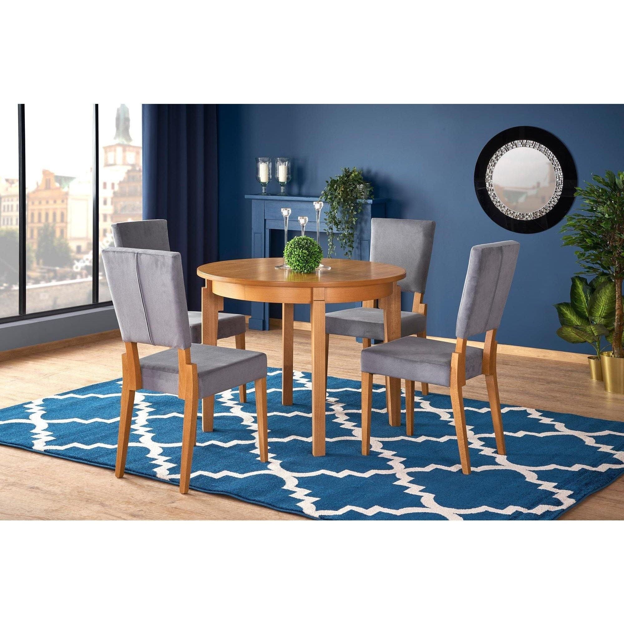 Masa extensibila SORBUS, stejar, 100/200x100x77 cm