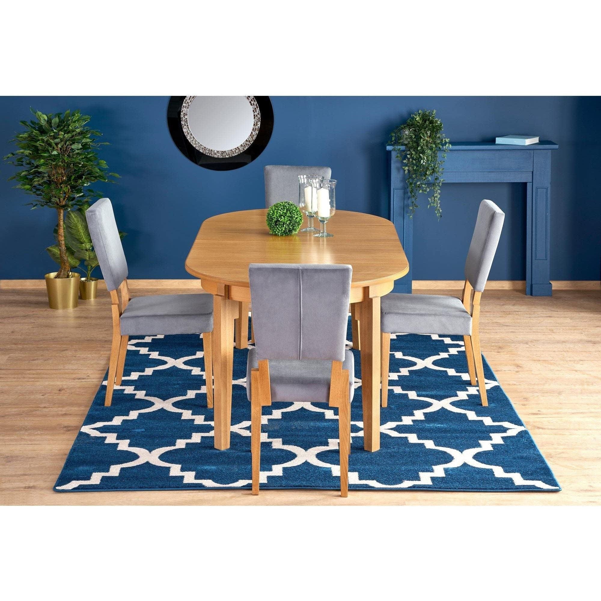 Masa extensibila SORBUS, stejar, 100/200x100x77 cm