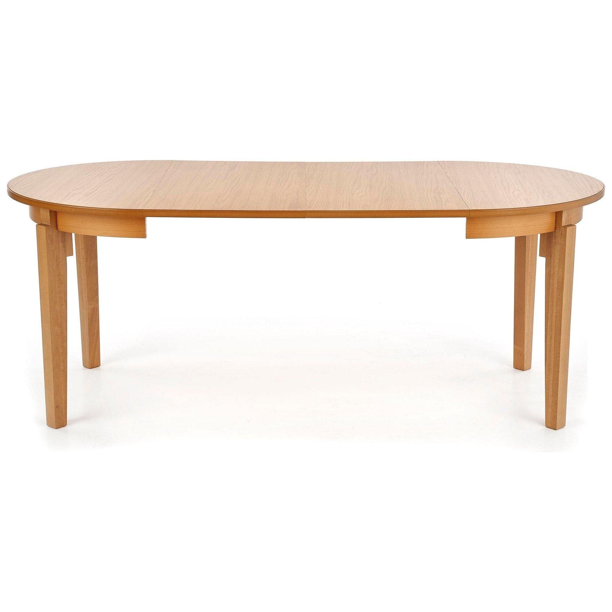 Masa extensibila SORBUS, stejar, 100/200x100x77 cm