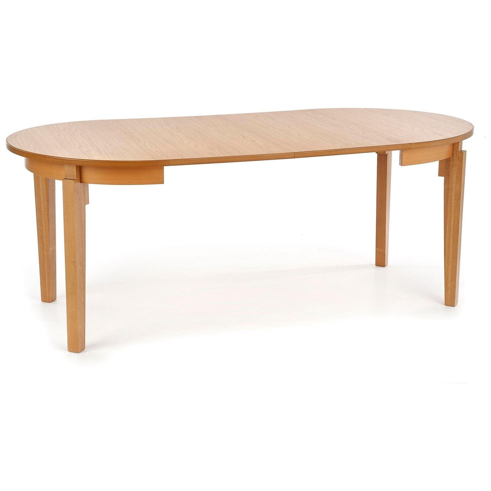 Masa extensibila SORBUS, stejar, 100/200x100x77 cm