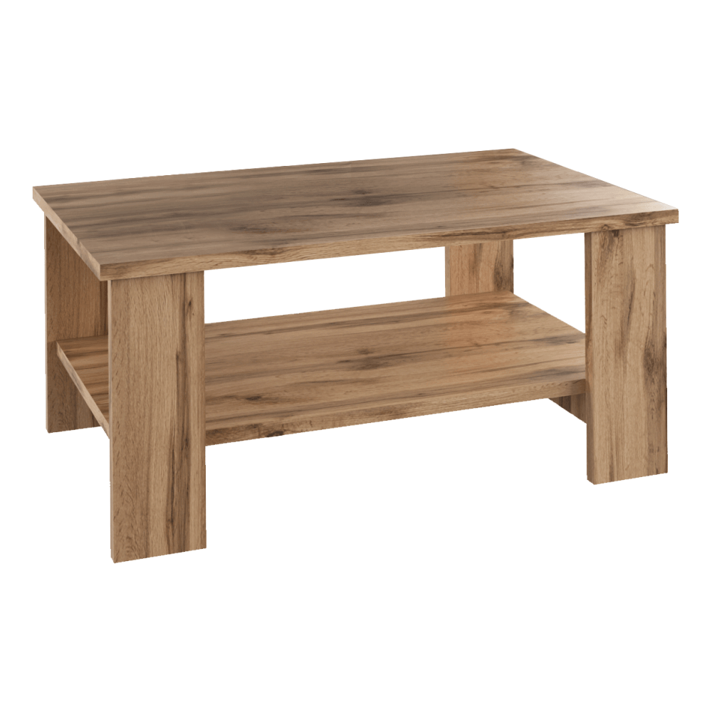 Masuta BERNARDO, stejar inchis, DTD laminat, 90x55x41 cm