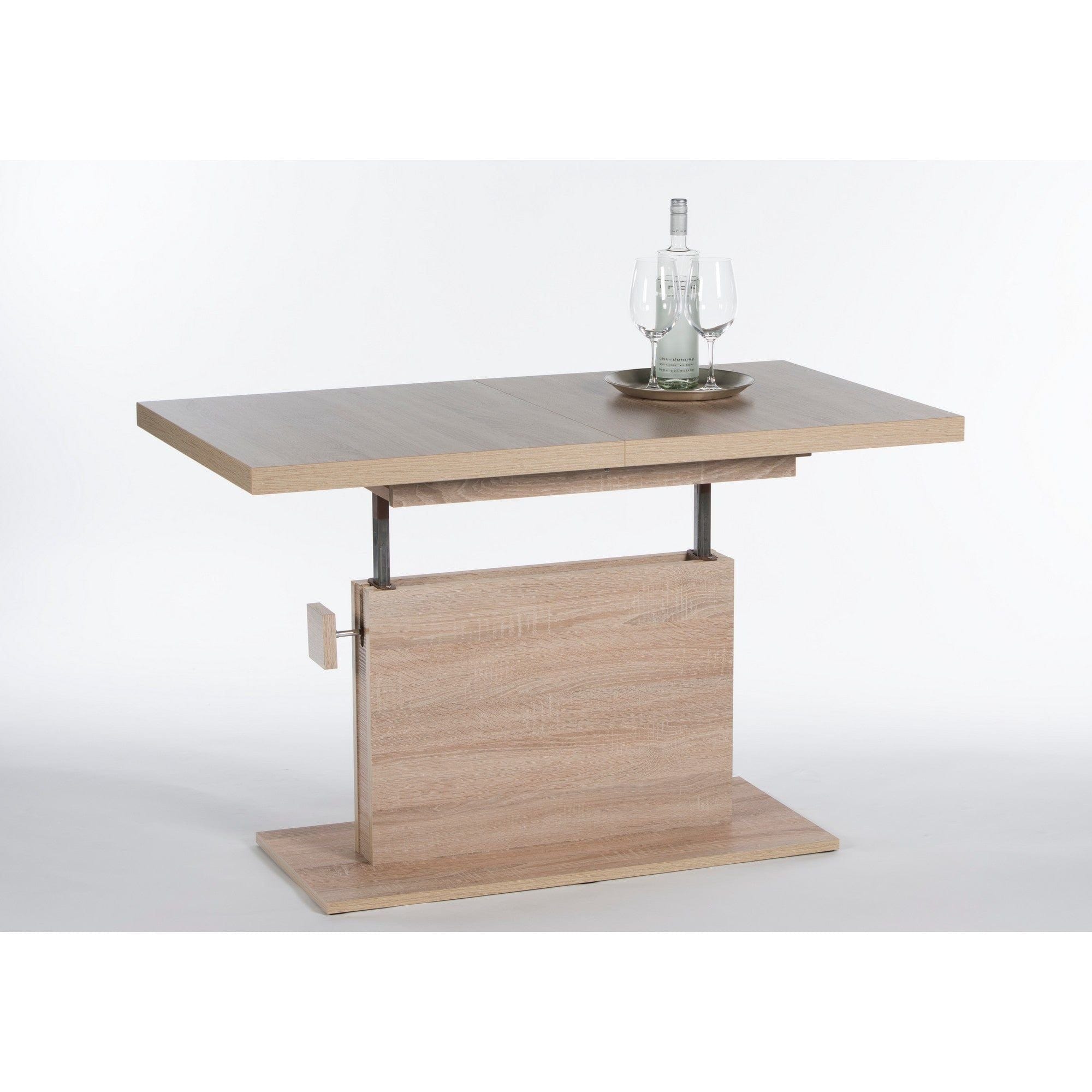 Masuta cafea Monaco, stejar sonoma, PAL, 160x67x76 cm