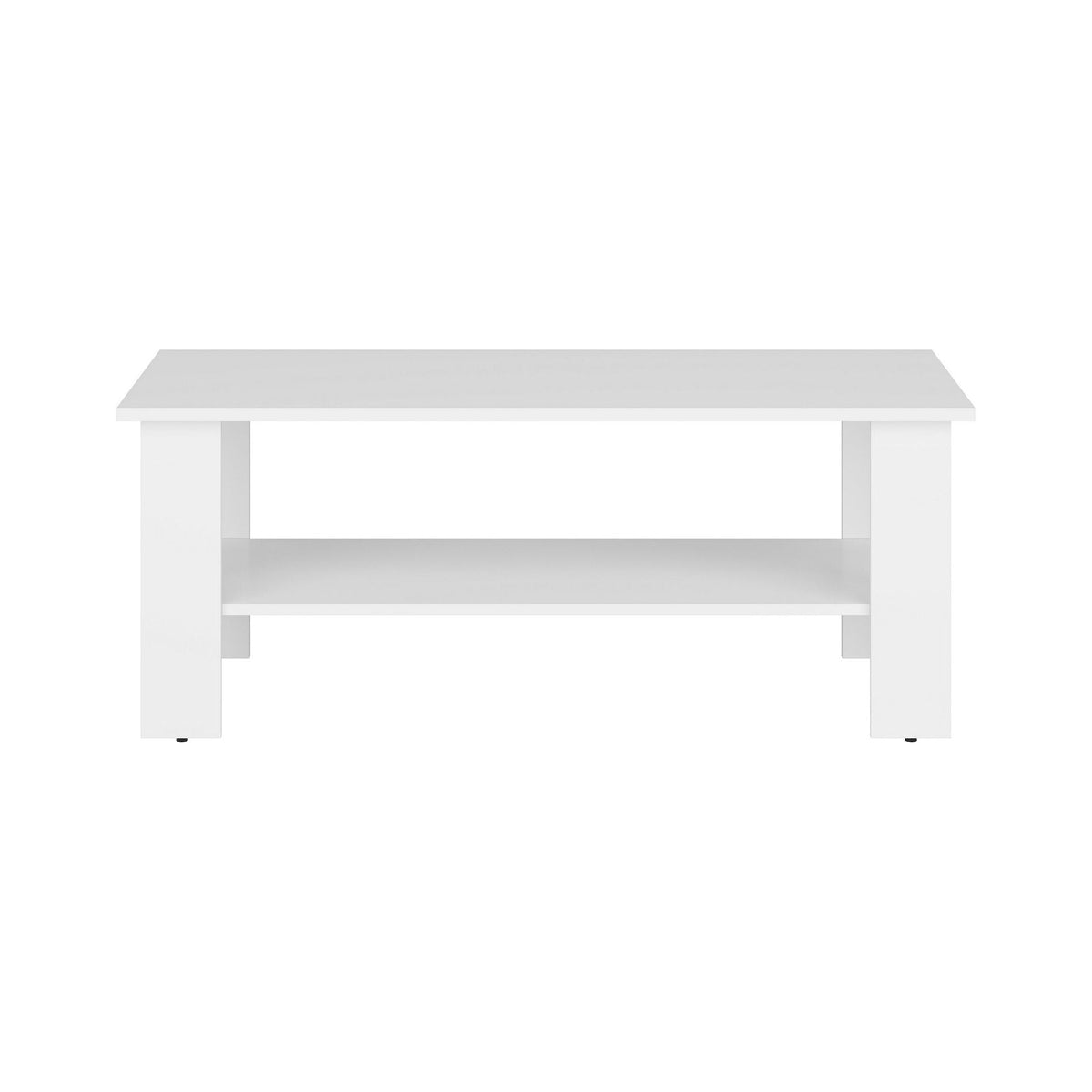 Masuta cafea Nepo Plus, alb, PAL, 115X56X46 cm