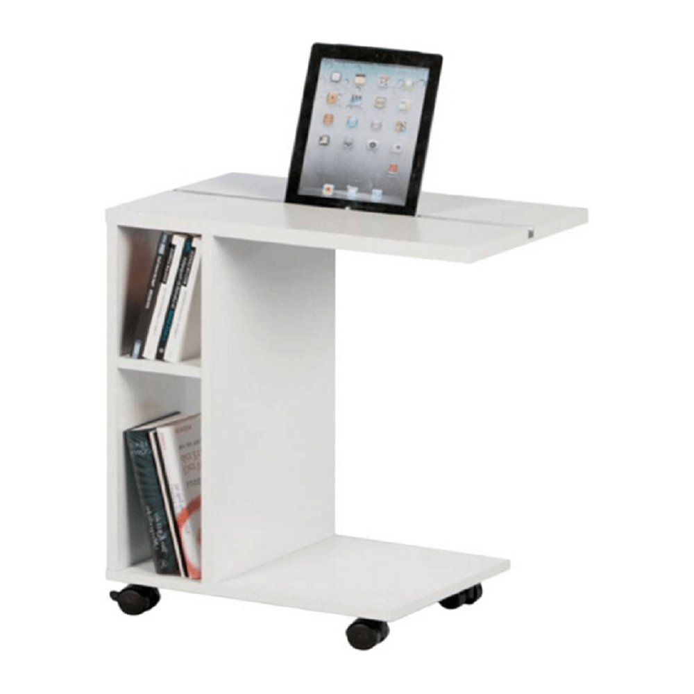 Masuta NIDEN, alb, PAL infoliat, 40x24x50 cm