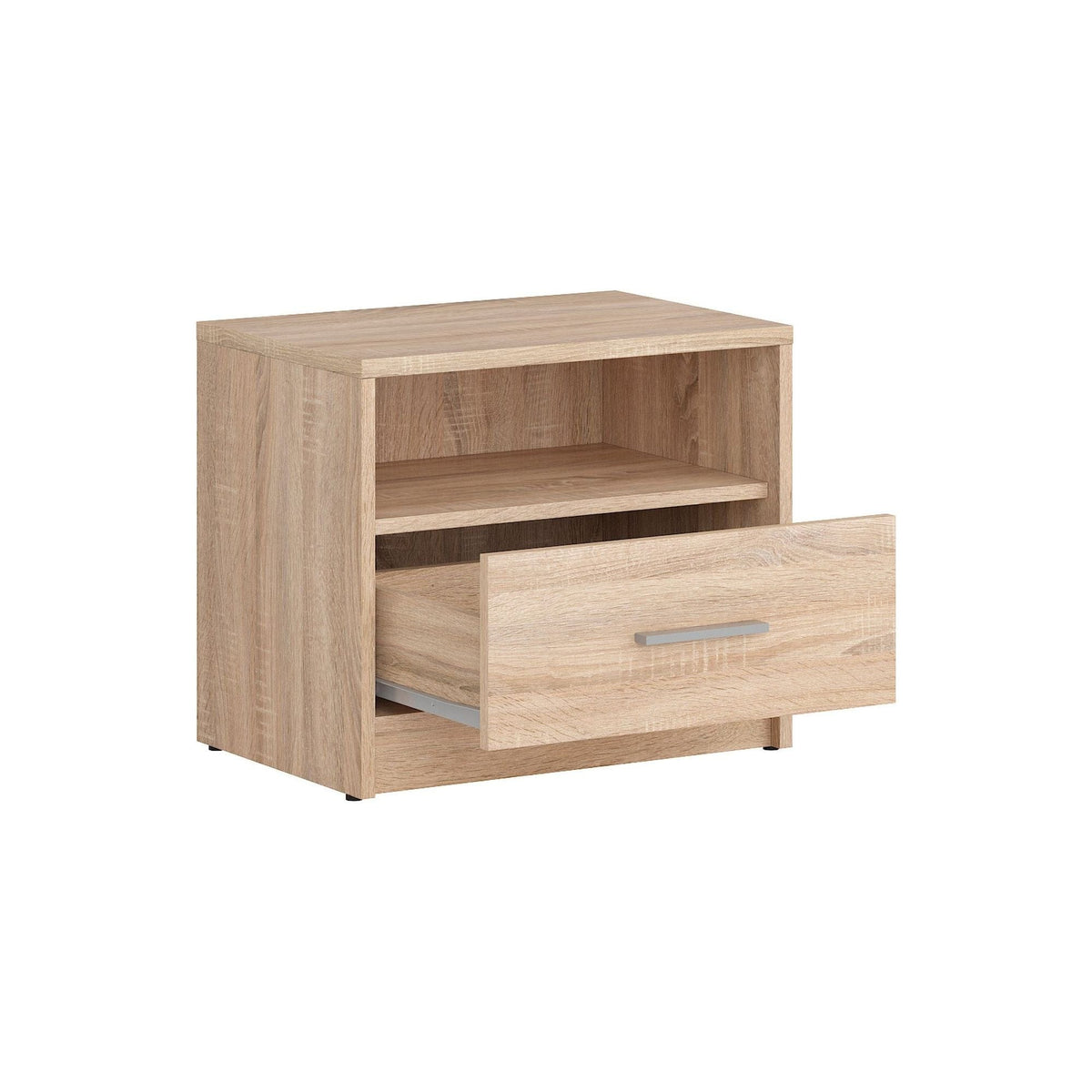 Noptiera NEPO PLUS, stejar sonoma, PAL, 50x34x43 cm