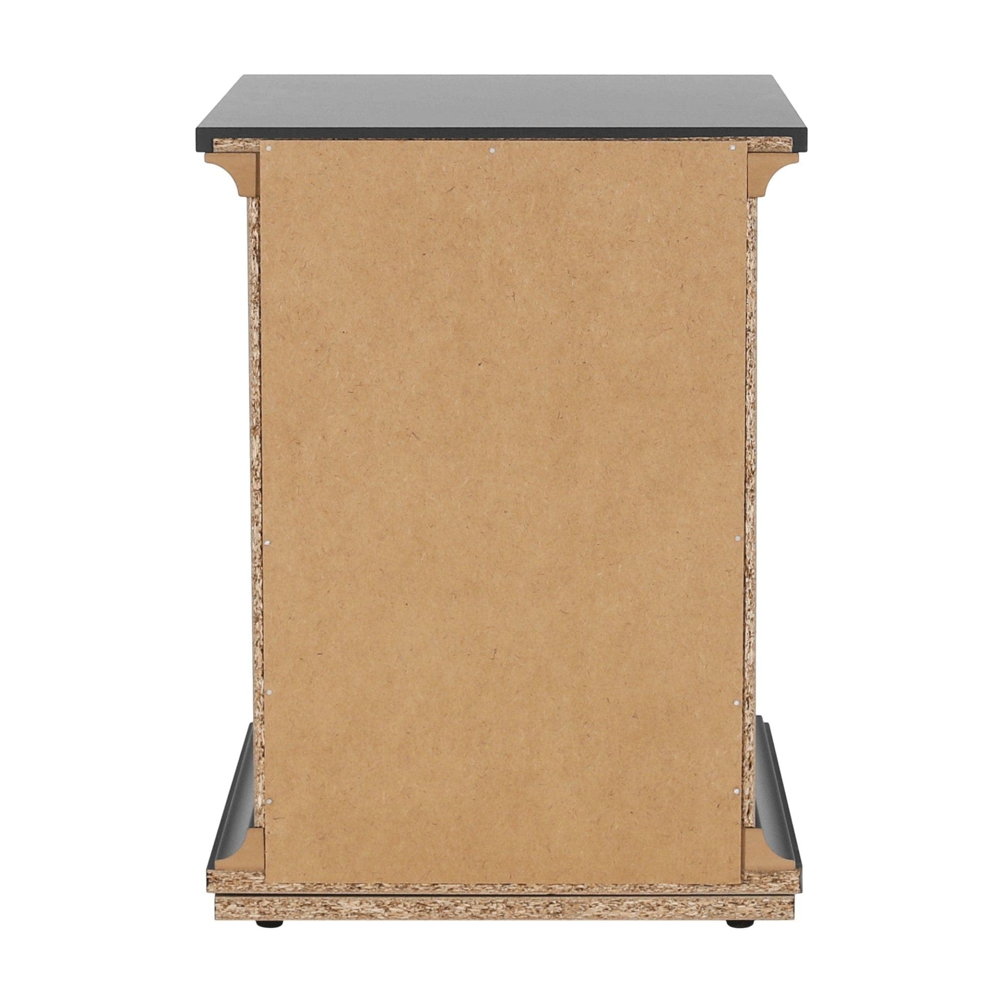 Noptiera PARIS 70302, gri antracit, DTD laminat, 44x40x59 cm