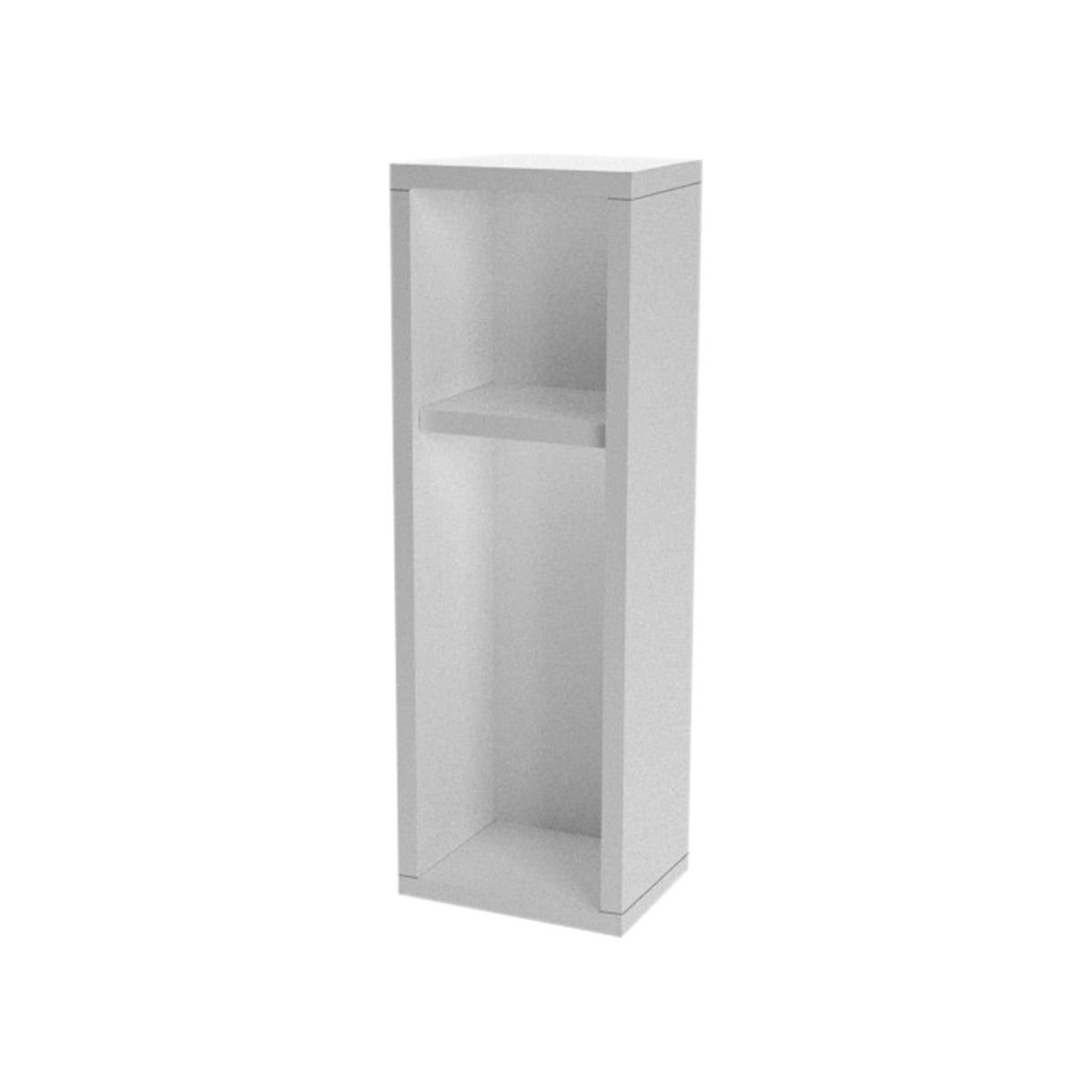 Noptiera Turra, alb, PAL melaminat, 20x15x65 cm