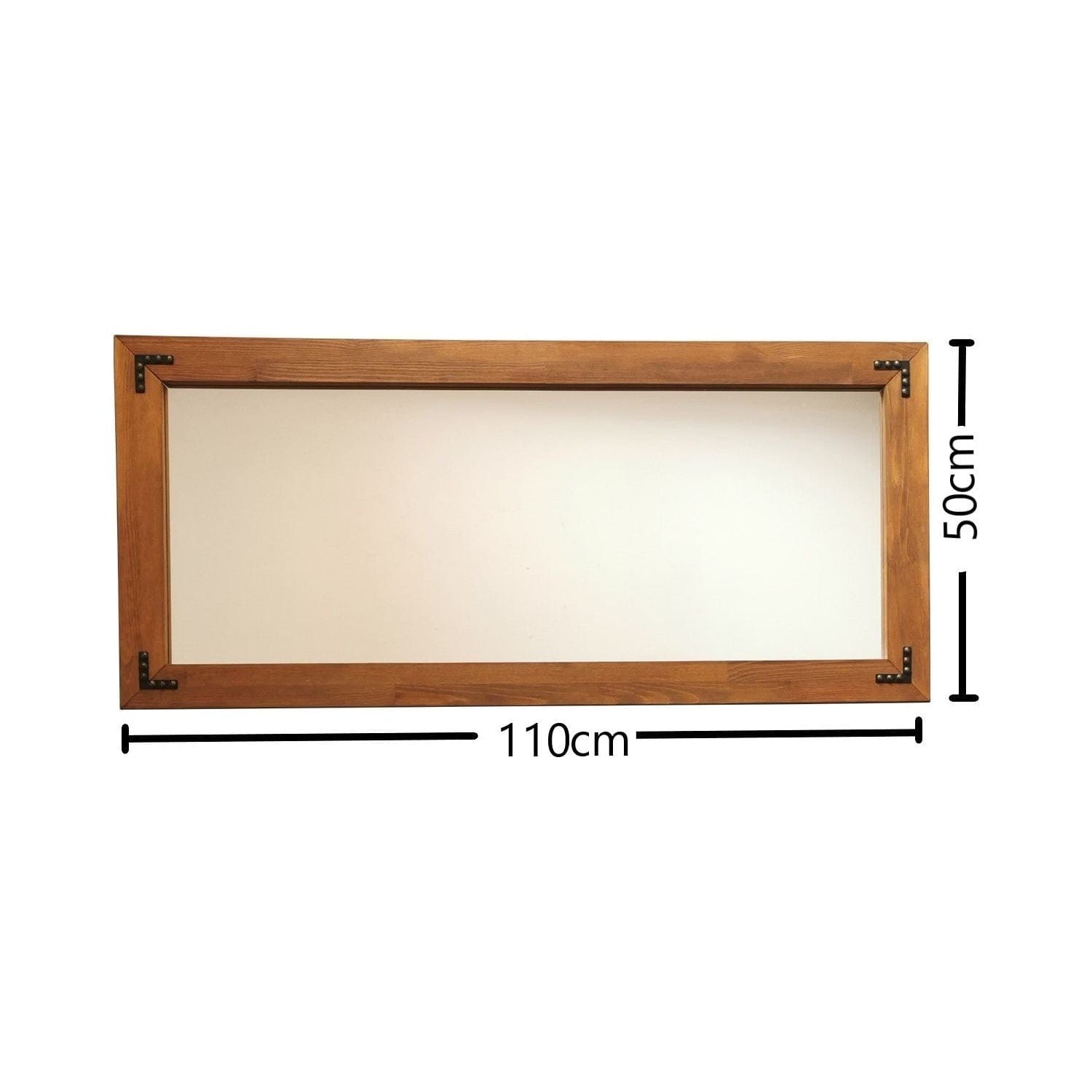 Oglinda 11050CV, nuc, lemn, 110x3x50 cm