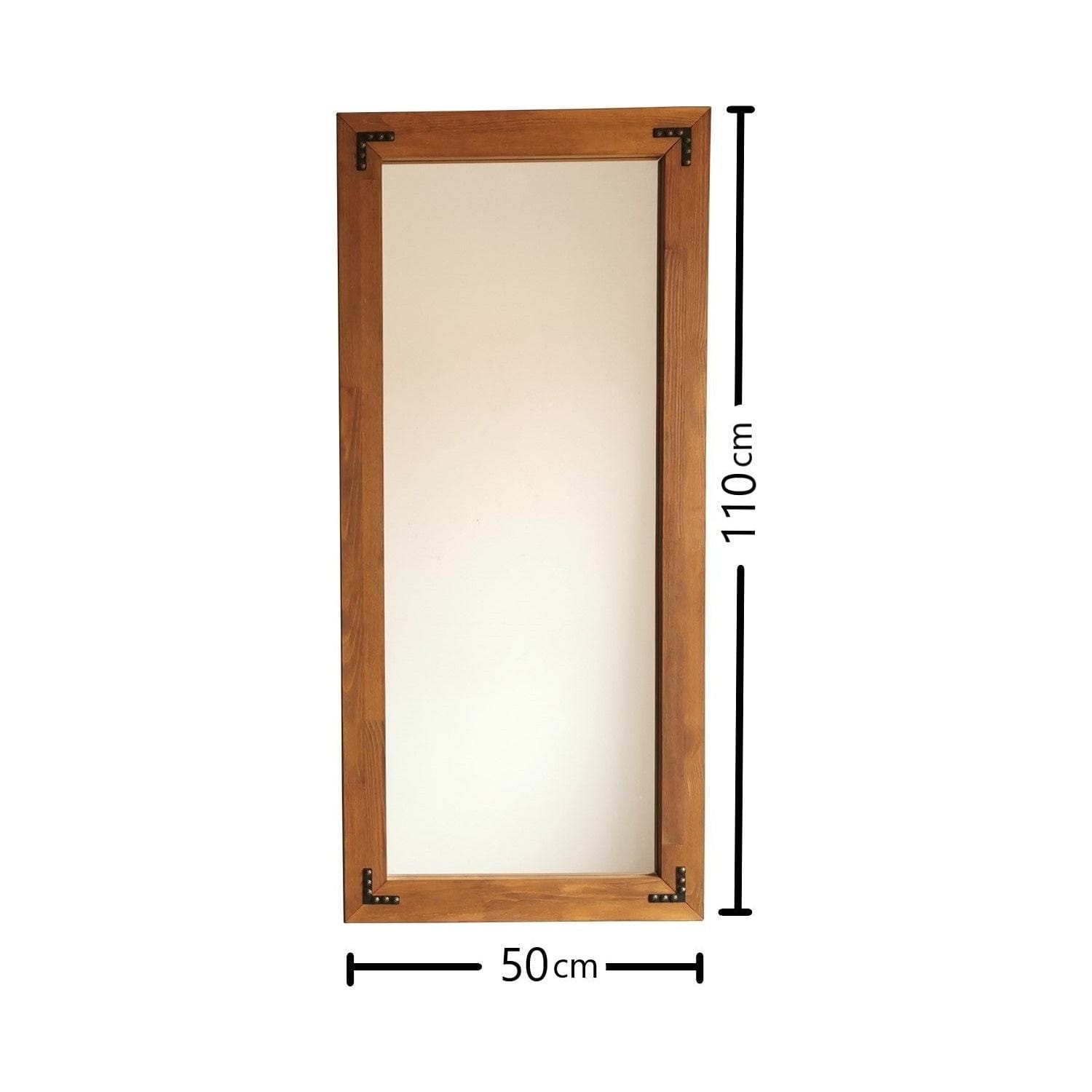 Oglinda 50110CV, nuc, lemn, 50x110 cm