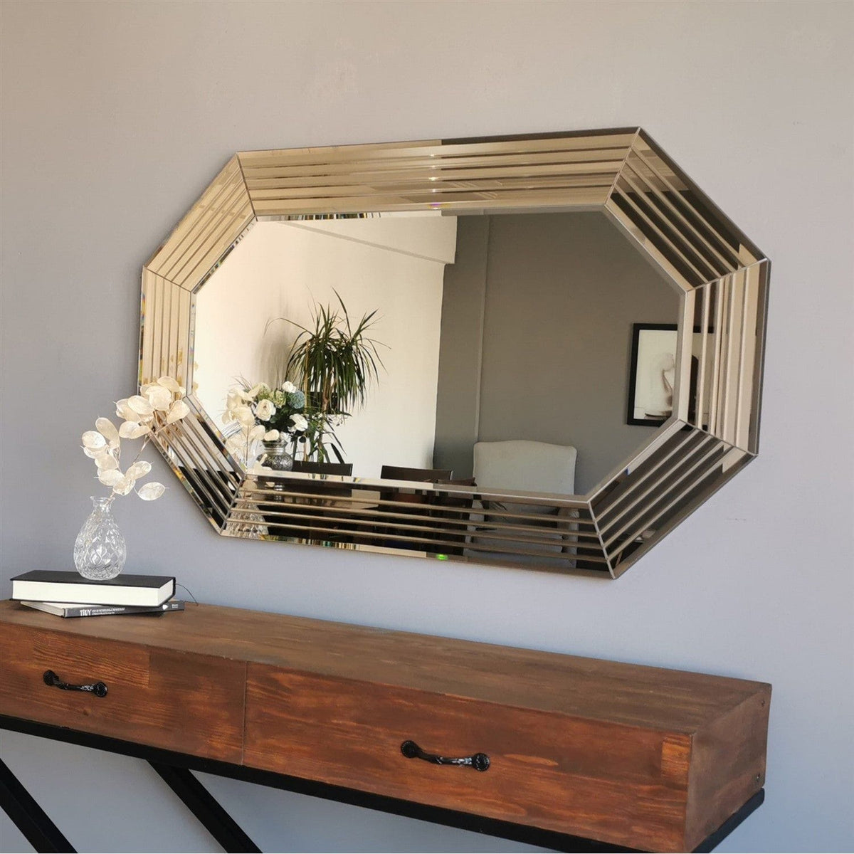 Oglinda A312Y, bronz, 100x3x60 cm