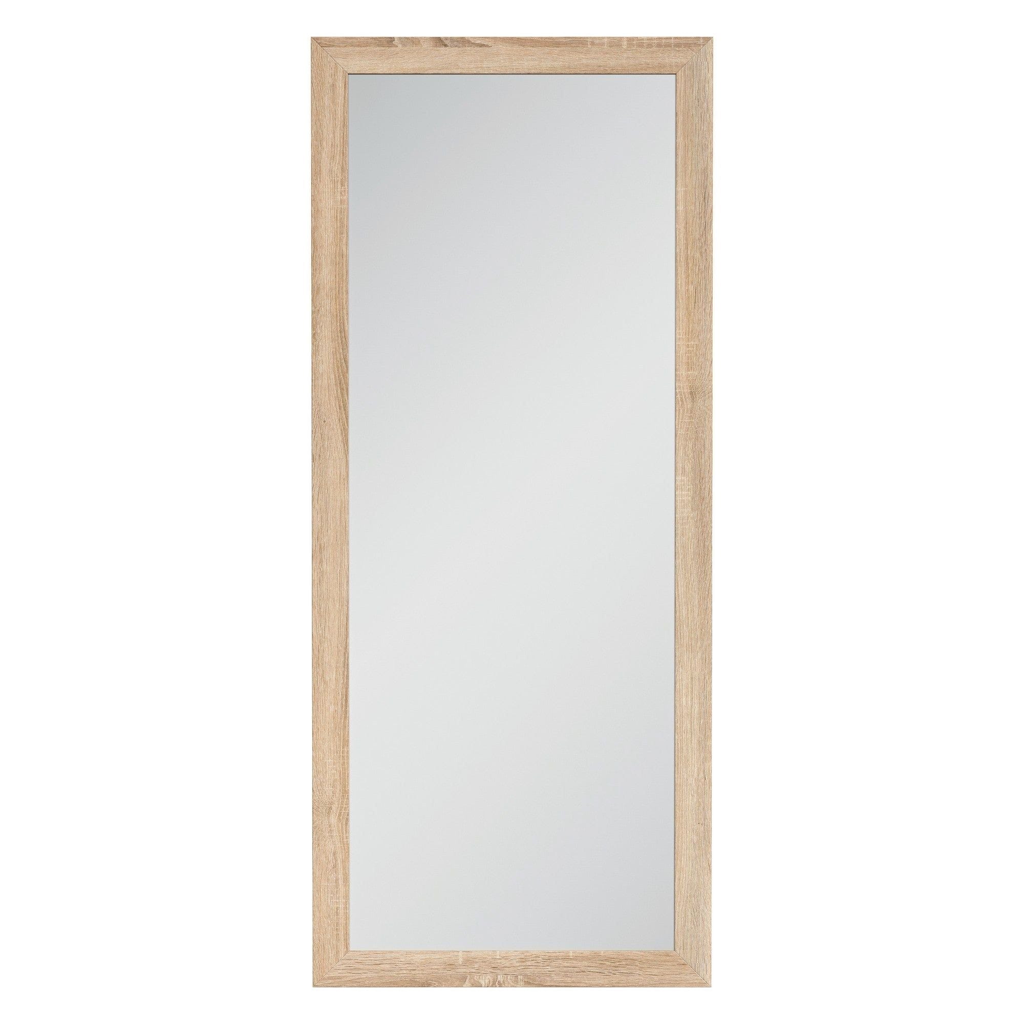 Oglinda KASPIAN-LUS-50, stejar, PAL infoliat, 49x2x116 cm